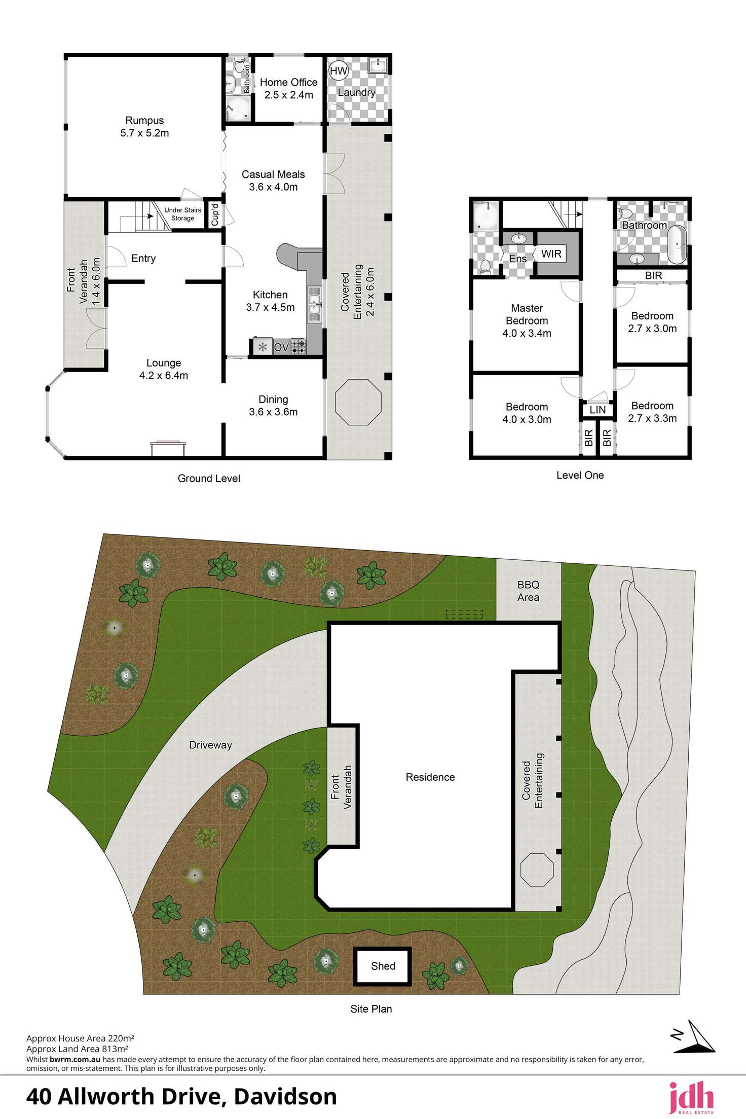 Floorplan of Homely house listing, 40 Allworth Drive, Davidson NSW 2085