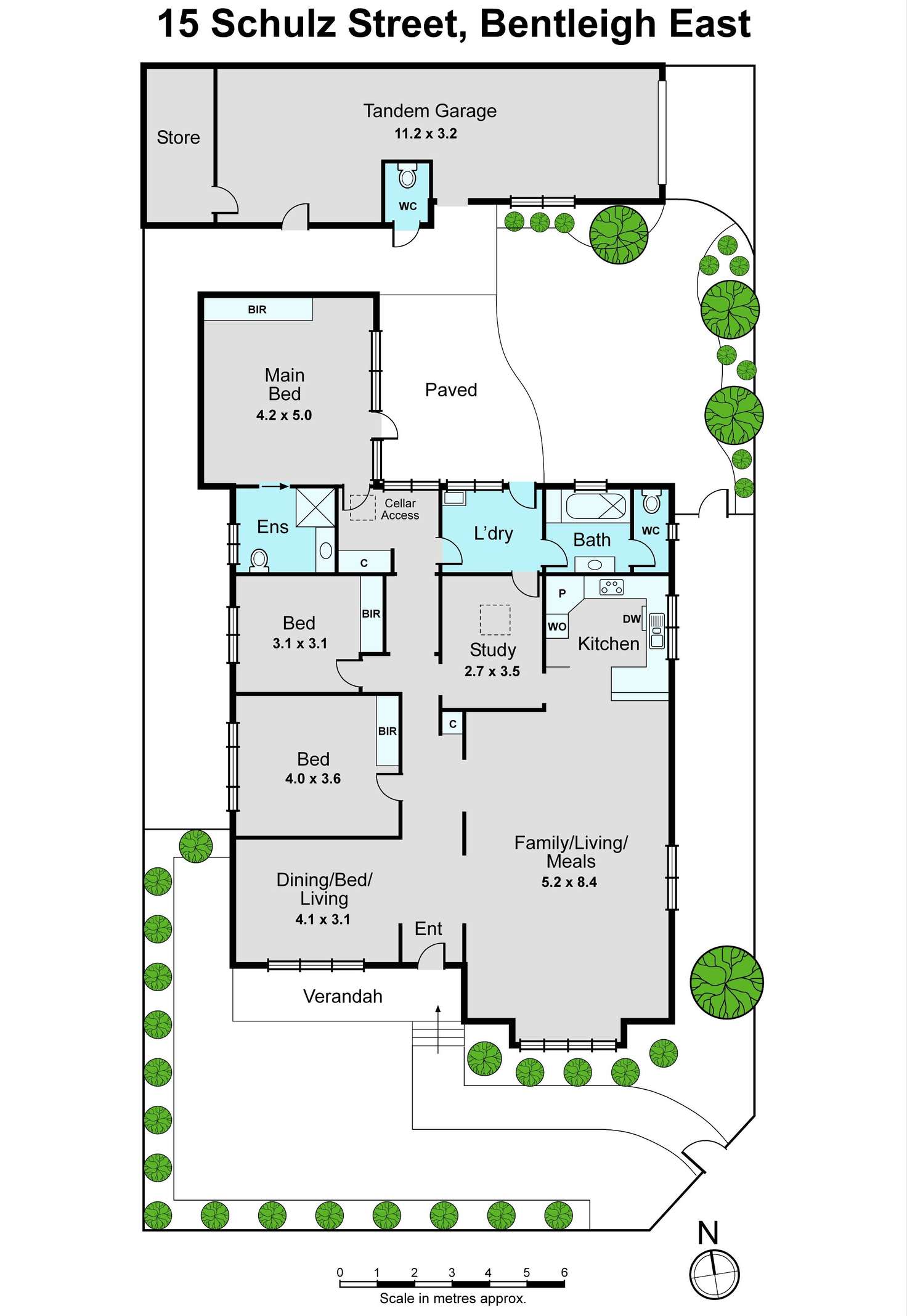 Floorplan of Homely house listing, 15 Schulz Street, Bentleigh East VIC 3165