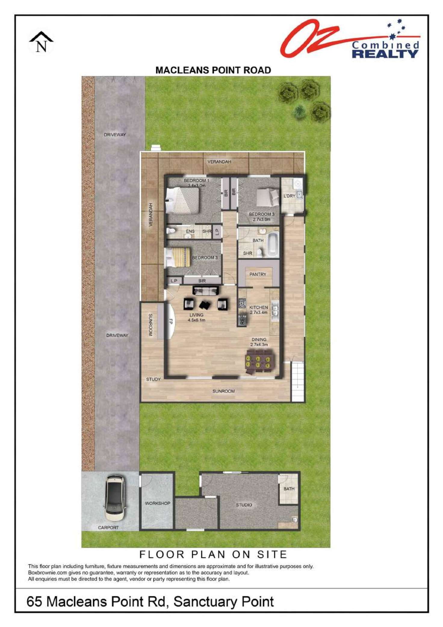 Floorplan of Homely house listing, 65 Macleans Point Road, Sanctuary Point NSW 2540