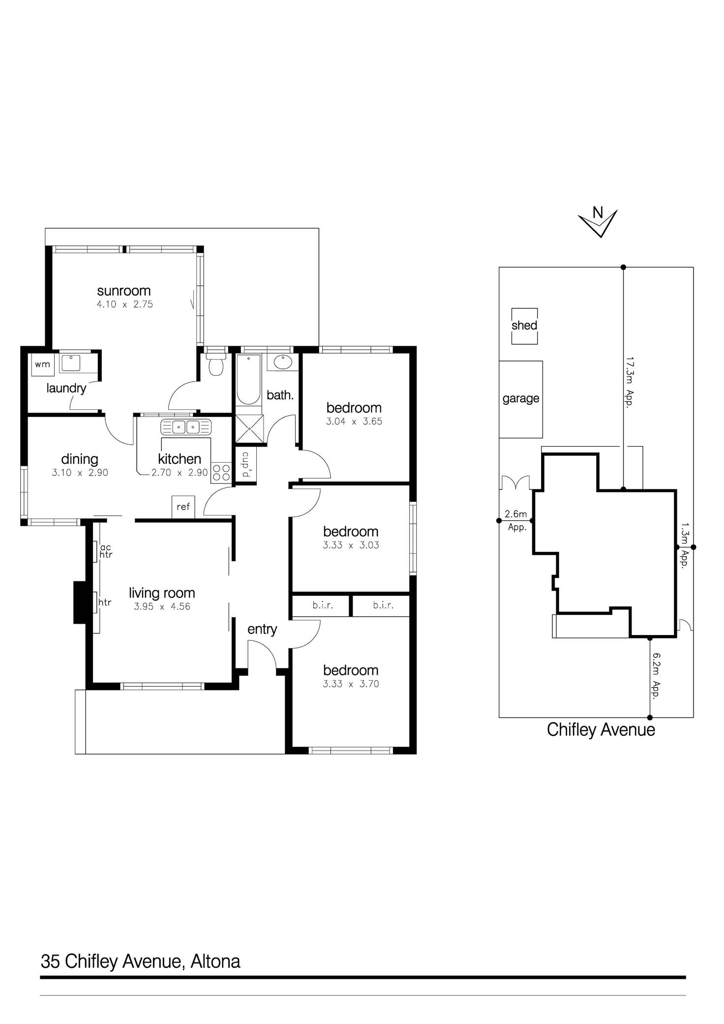 Floorplan of Homely house listing, 35 Chifley Avenue, Altona VIC 3018
