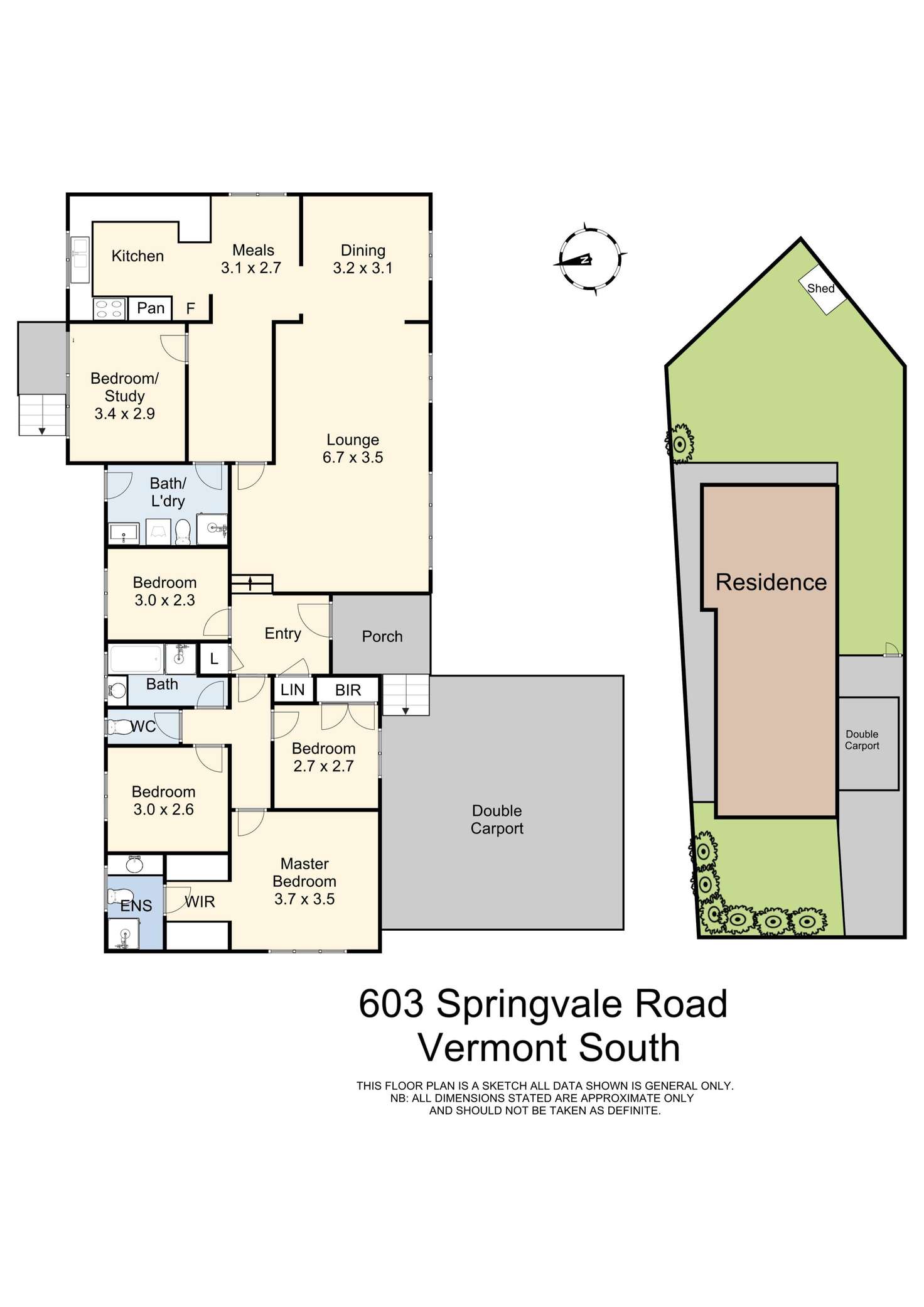 Floorplan of Homely house listing, 603 Springvale Road, Vermont South VIC 3133
