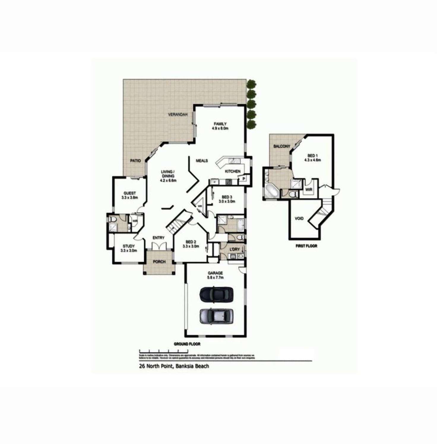 Floorplan of Homely house listing, 26 North Point, Banksia Beach QLD 4507