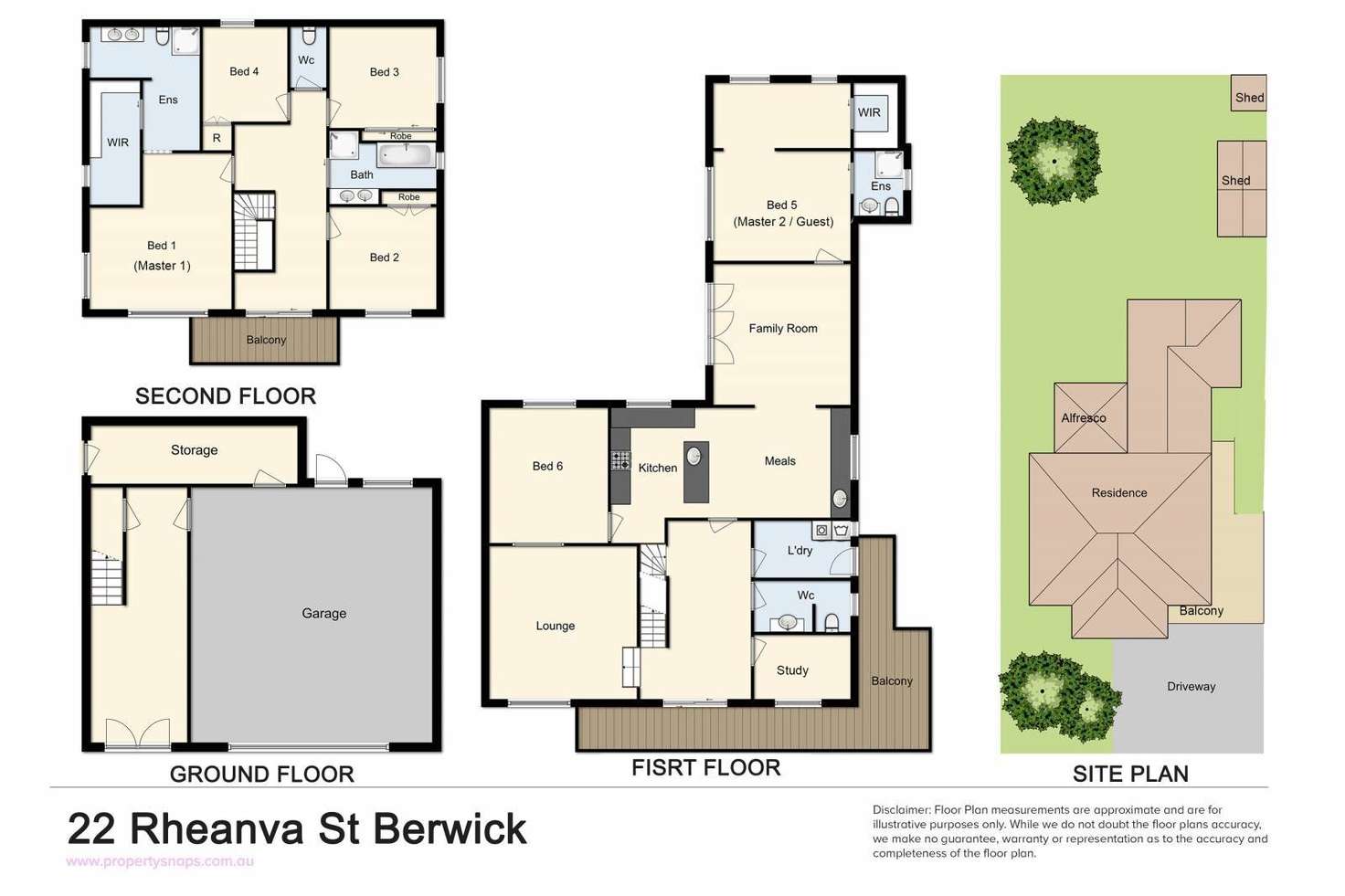 Floorplan of Homely house listing, 22 Rheanva Street, Berwick VIC 3806