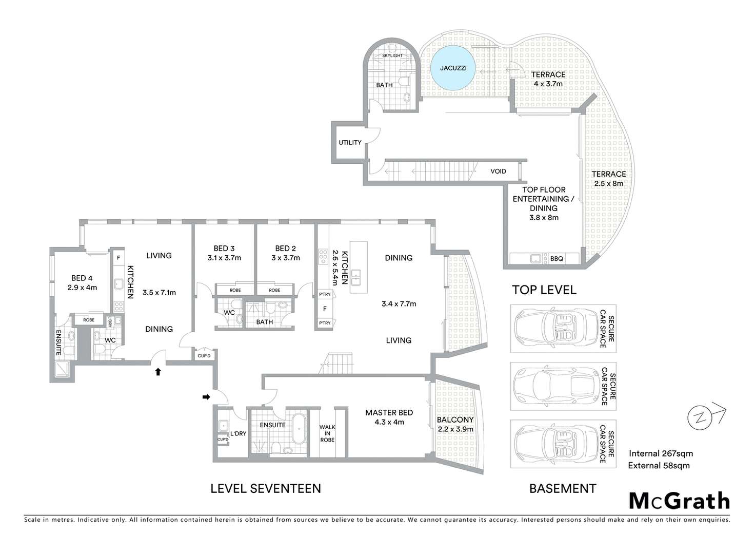 Floorplan of Homely apartment listing, 1701/1B Lawson Square, Redfern NSW 2016