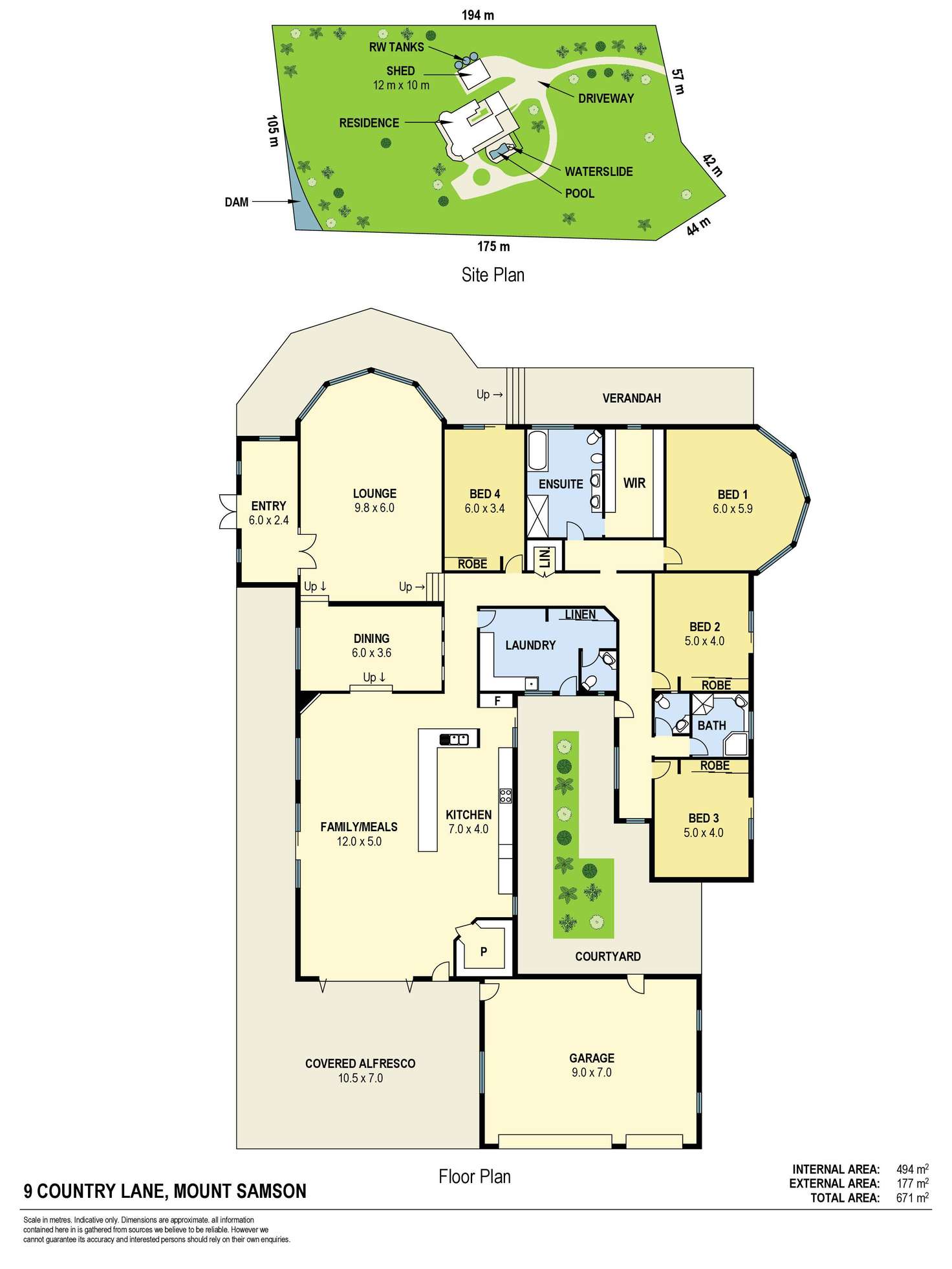 Floorplan of Homely house listing, 9 Country Lane, Mount Samson QLD 4520