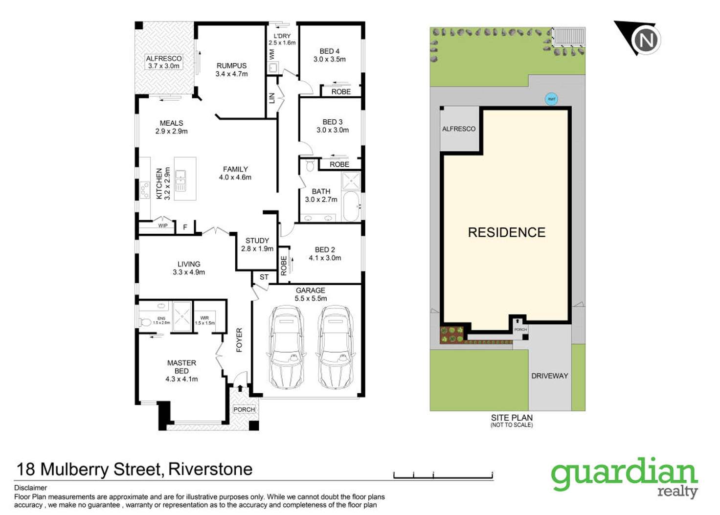 Floorplan of Homely house listing, 18 Mulberry Street, Riverstone NSW 2765