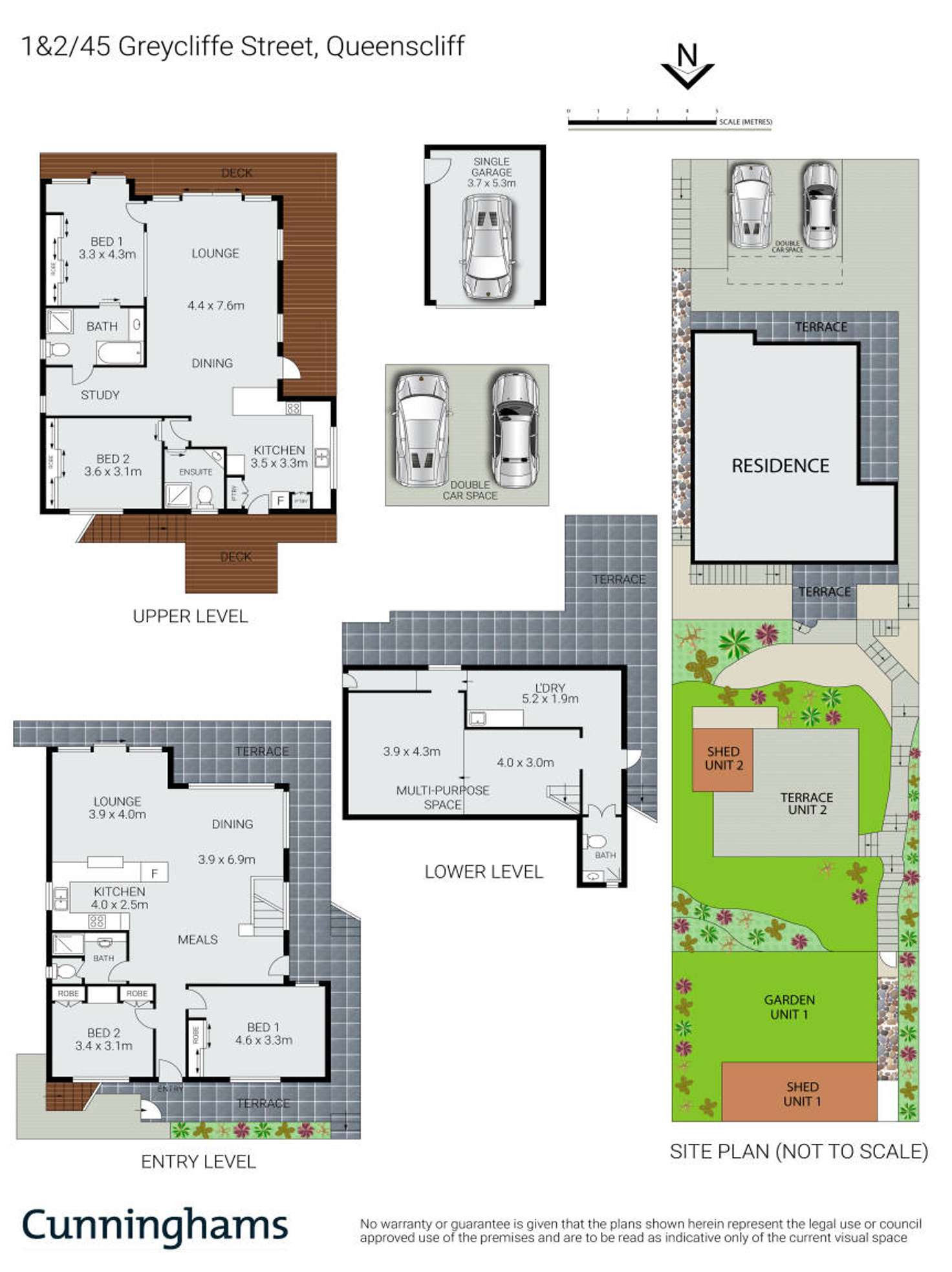 Floorplan of Homely house listing, 1&2/45 Greycliffe Street, Queenscliff NSW 2096