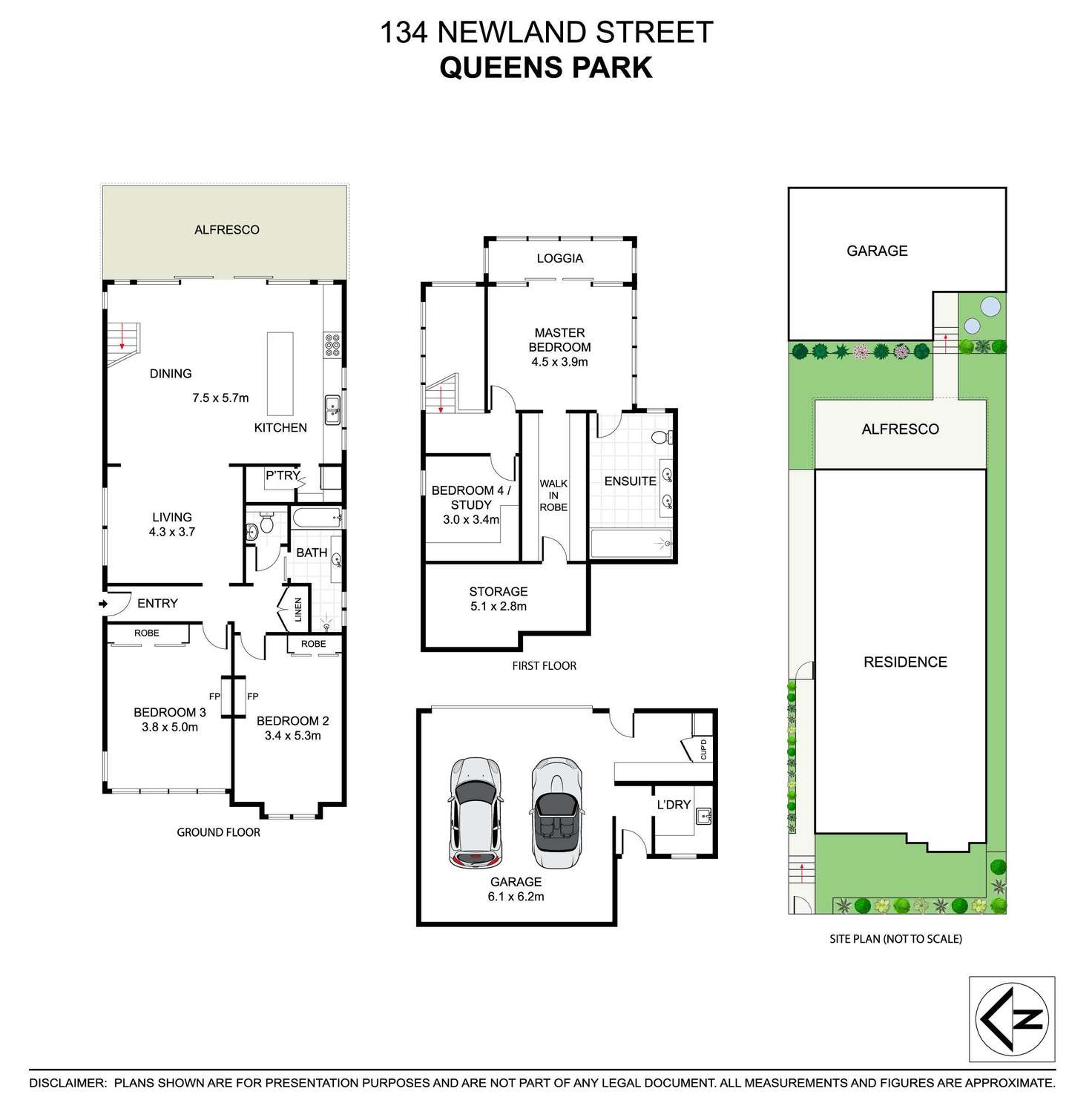 Floorplan of Homely house listing, 134 Newland Street, Queens Park NSW 2022