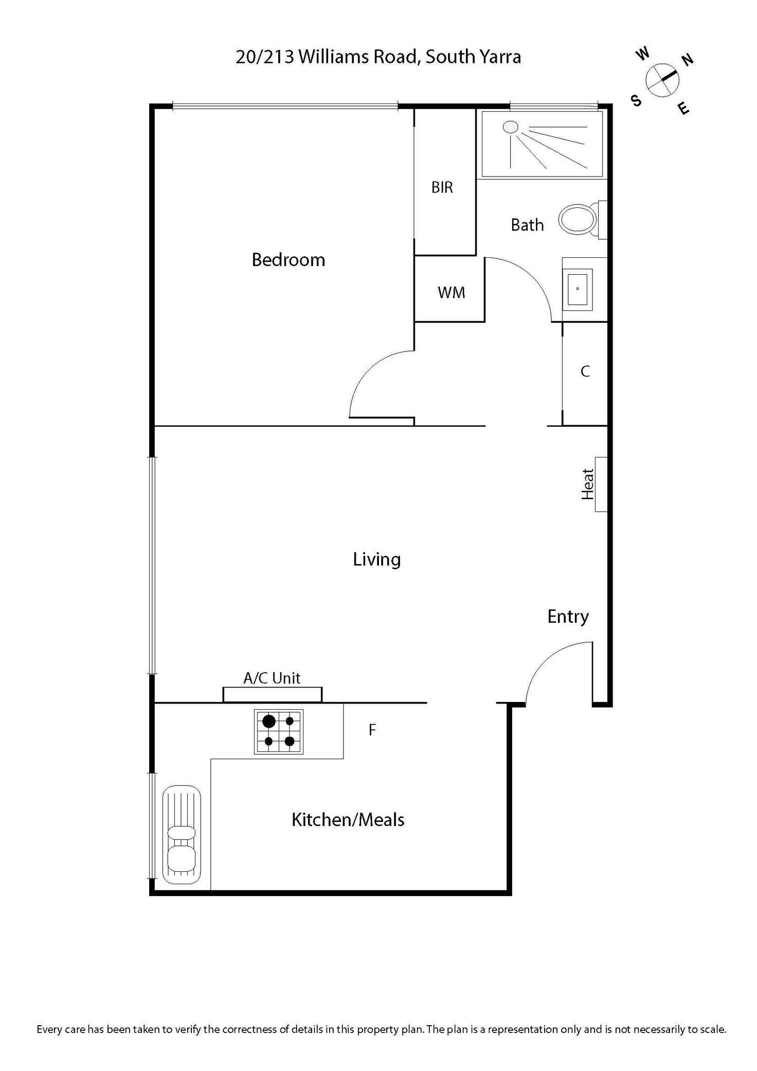 Floorplan of Homely apartment listing, 20/213 Williams Road, South Yarra VIC 3141