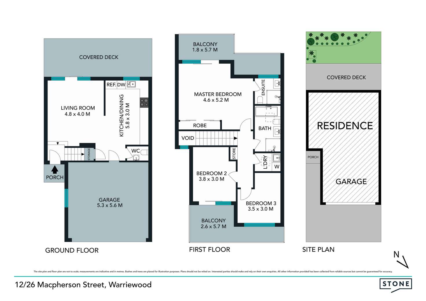 Floorplan of Homely townhouse listing, 12/26 Macpherson Street, Warriewood NSW 2102