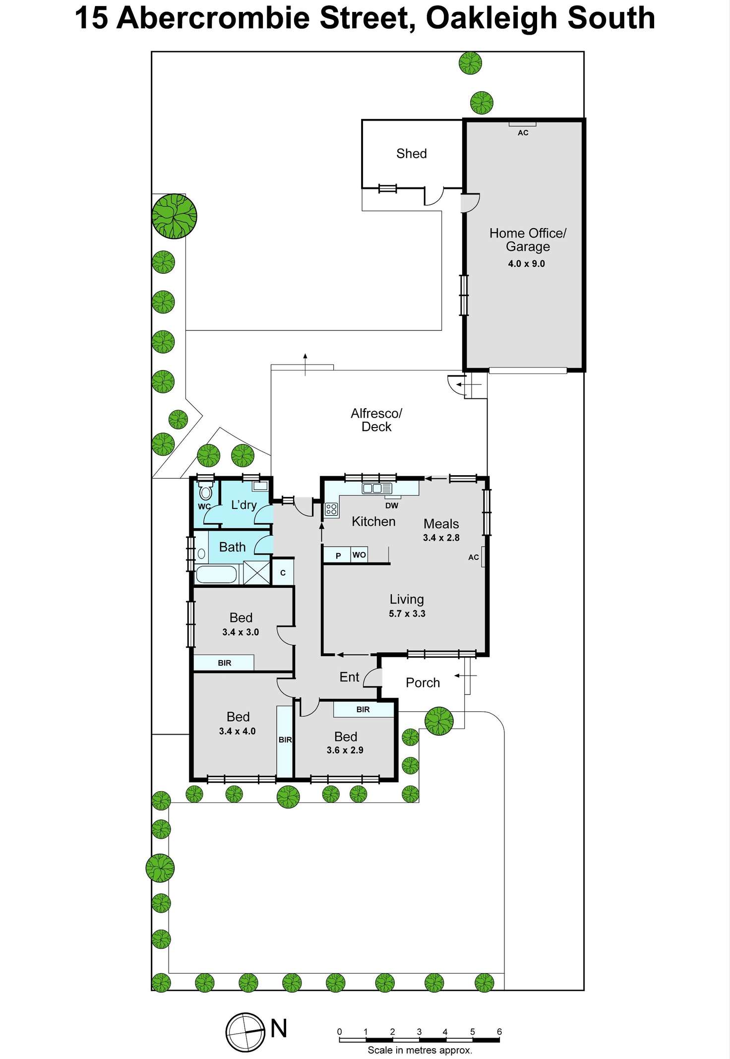 Floorplan of Homely house listing, 15 Abercrombie Street, Oakleigh South VIC 3167