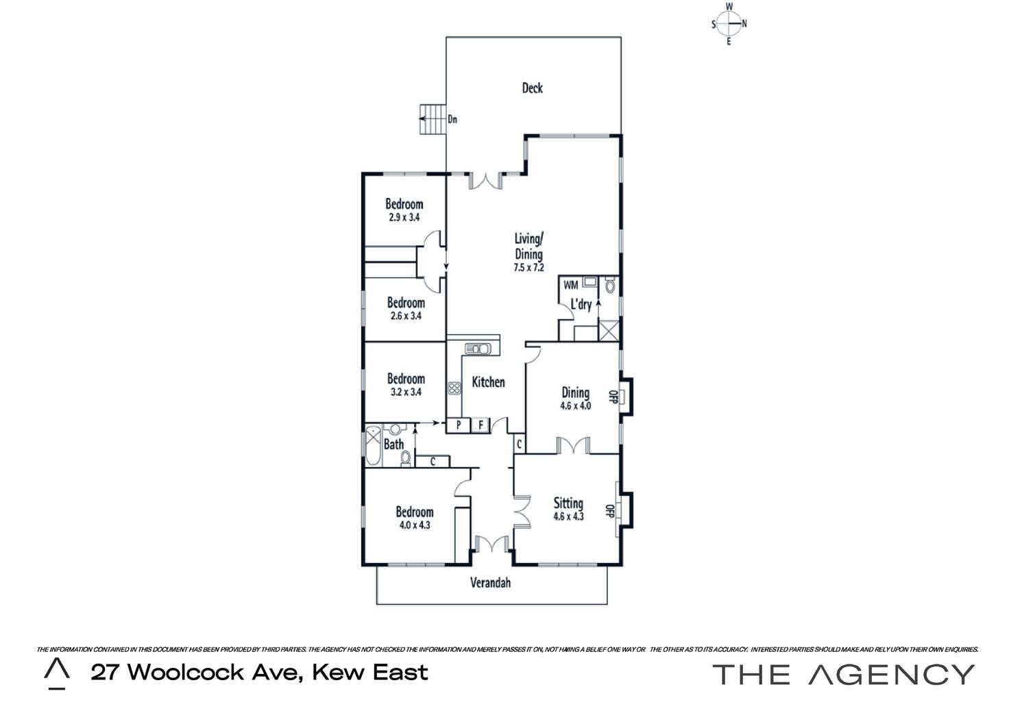 Floorplan of Homely house listing, 27 Woolcock Avenue, Kew East VIC 3102
