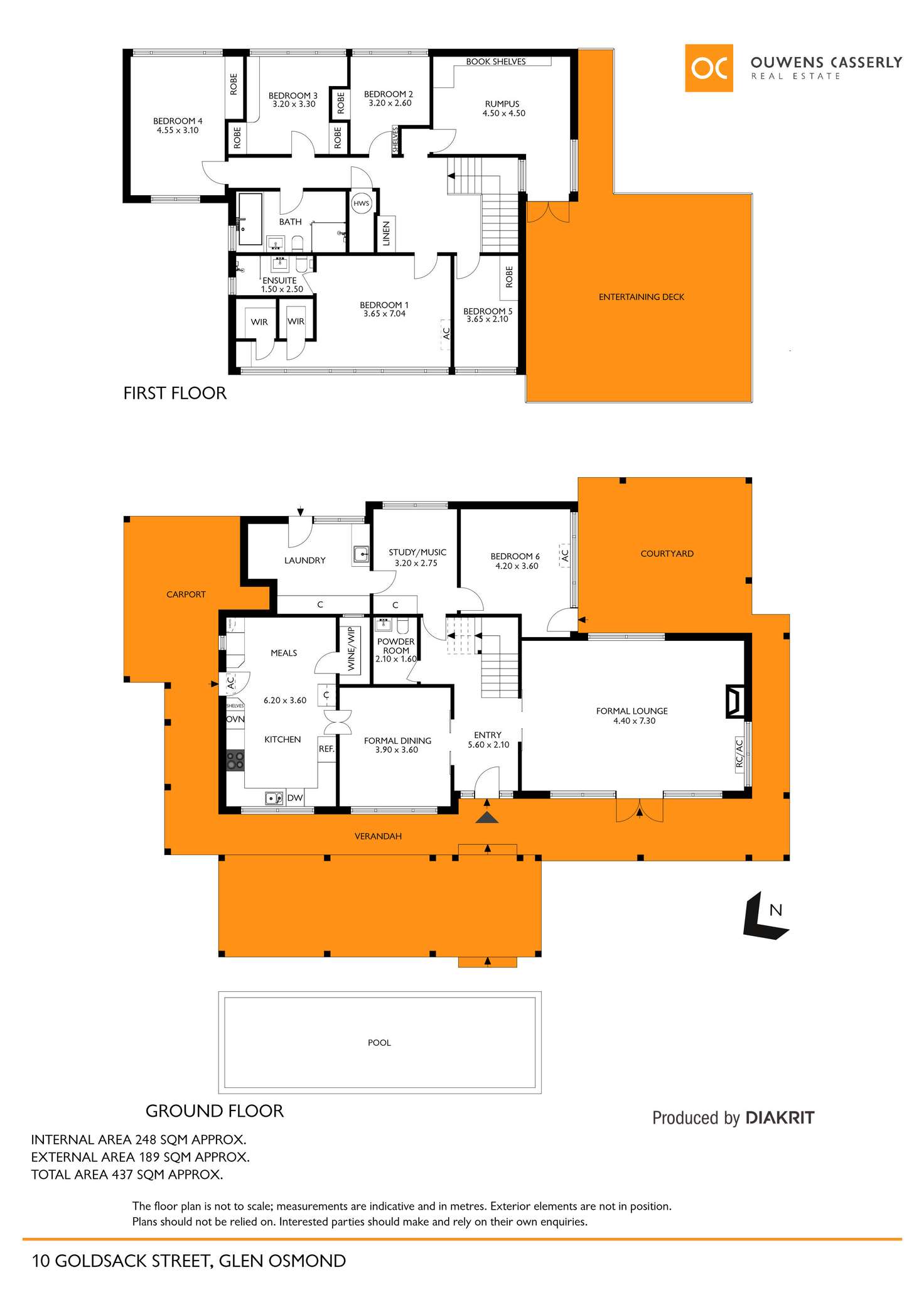 Floorplan of Homely house listing, 10 Goldsack Street, Glen Osmond SA 5064