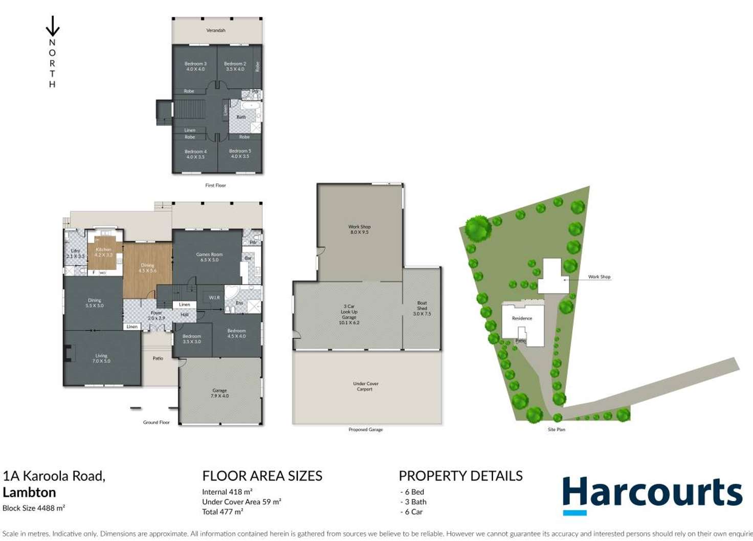 Floorplan of Homely house listing, 1A Karoola Road, Lambton NSW 2299