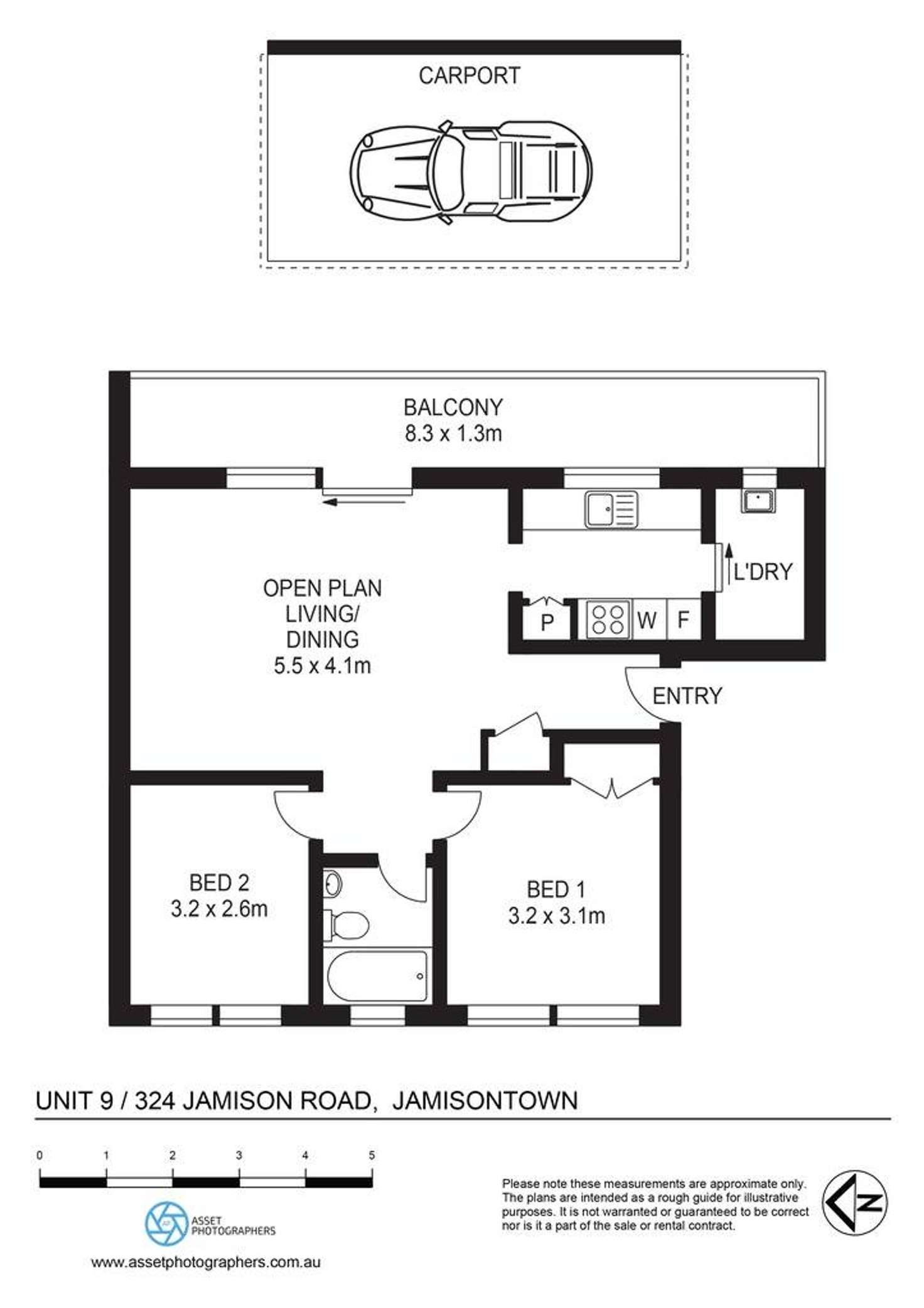 Floorplan of Homely apartment listing, 9/324 Jamison Road, Jamisontown NSW 2750