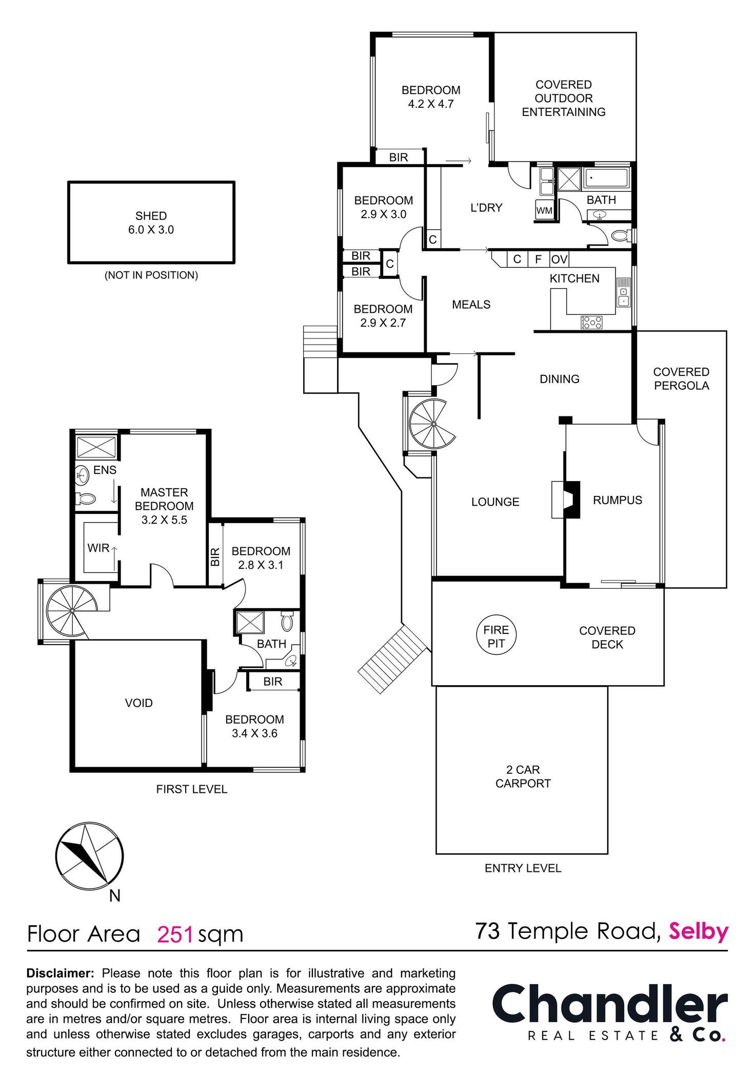 Floorplan of Homely house listing, 73 Temple Road, Selby VIC 3159