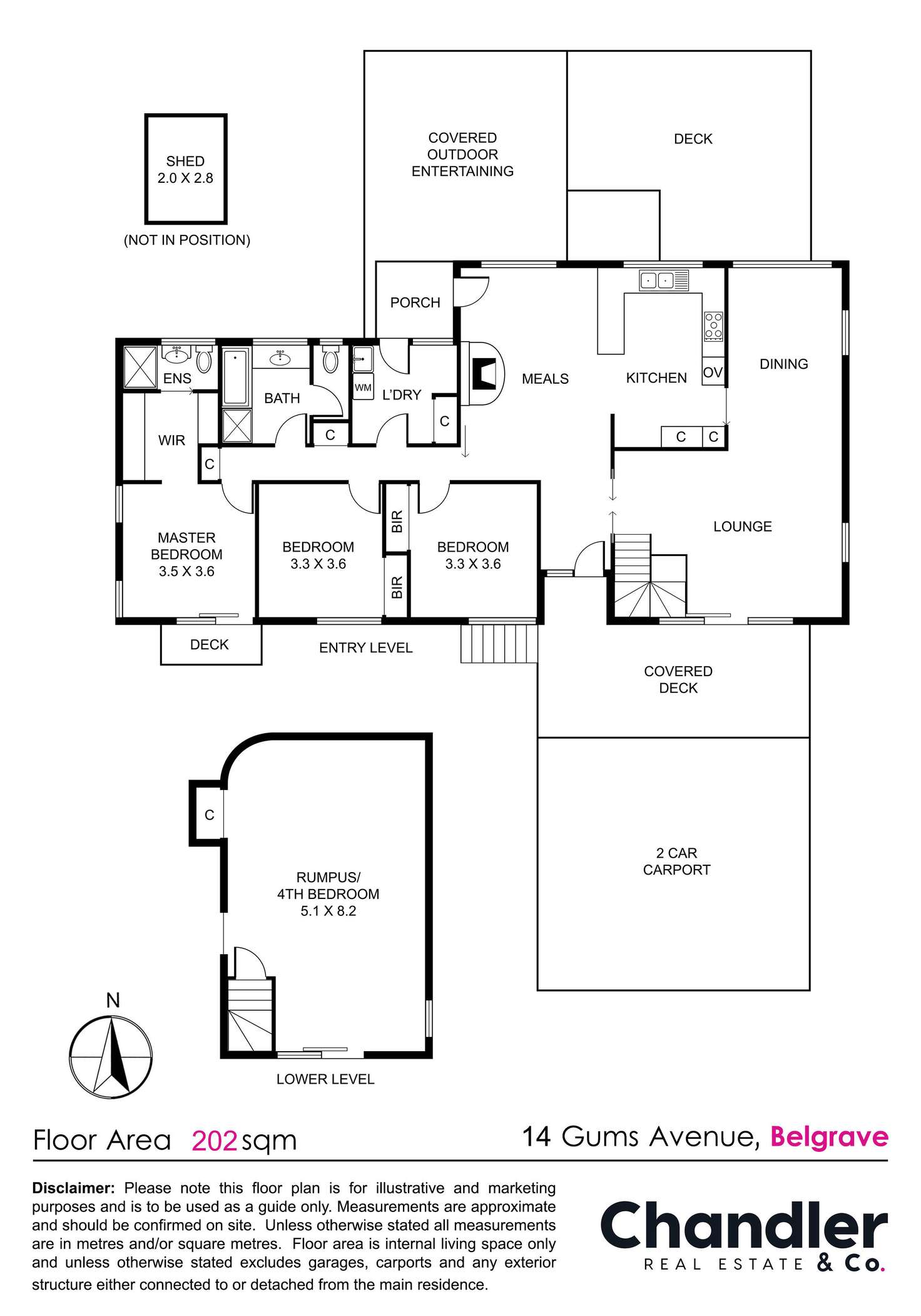 Floorplan of Homely house listing, 14 Gums Avenue, Belgrave VIC 3160