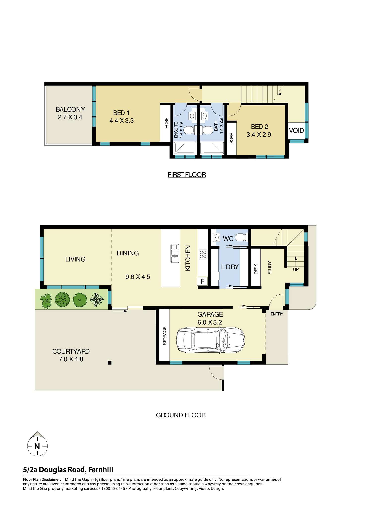 Floorplan of Homely townhouse listing, 5/2a Douglas Road, Fernhill NSW 2519