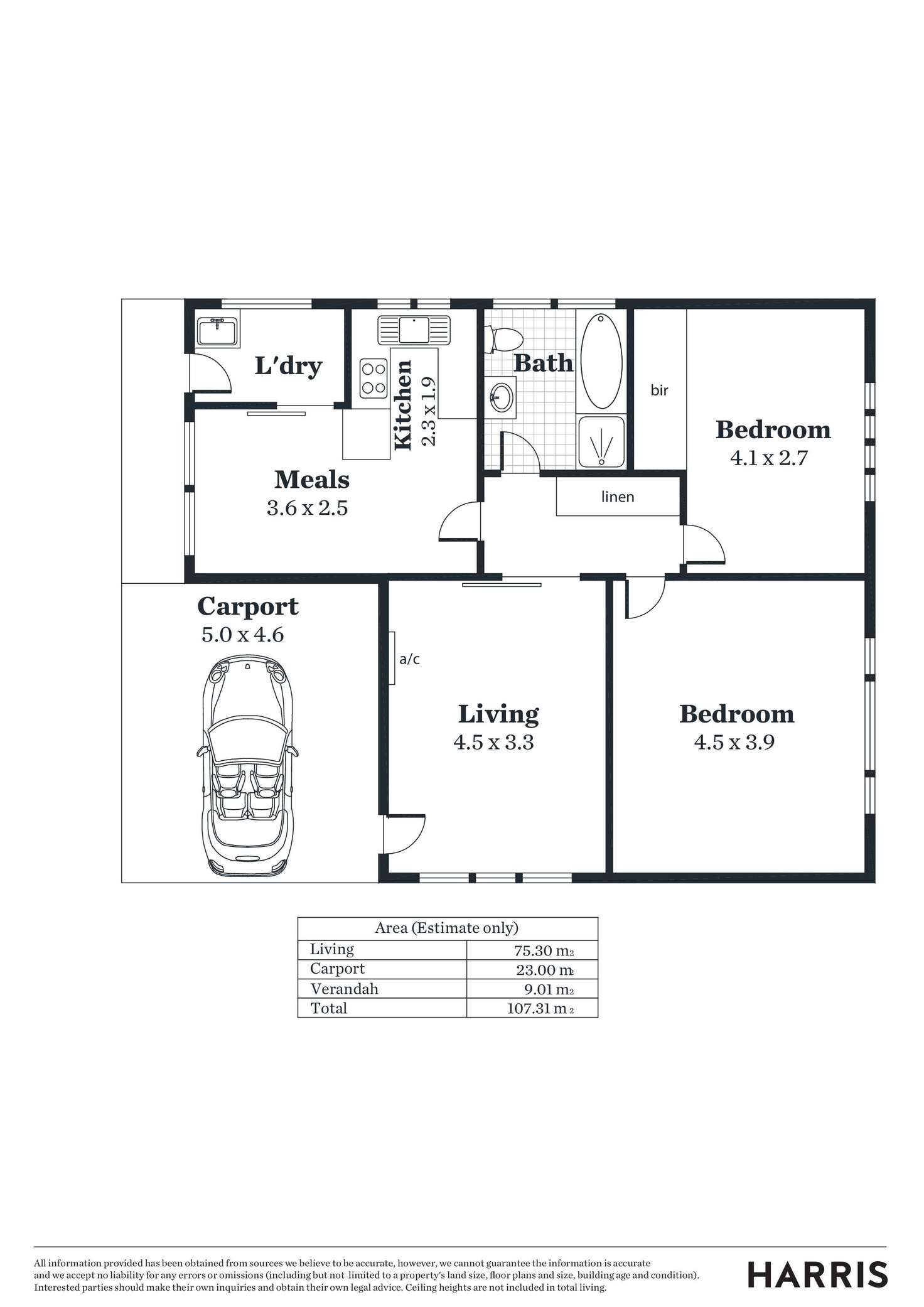 Floorplan of Homely unit listing, 8/22 Mathias Avenue, Cumberland Park SA 5041