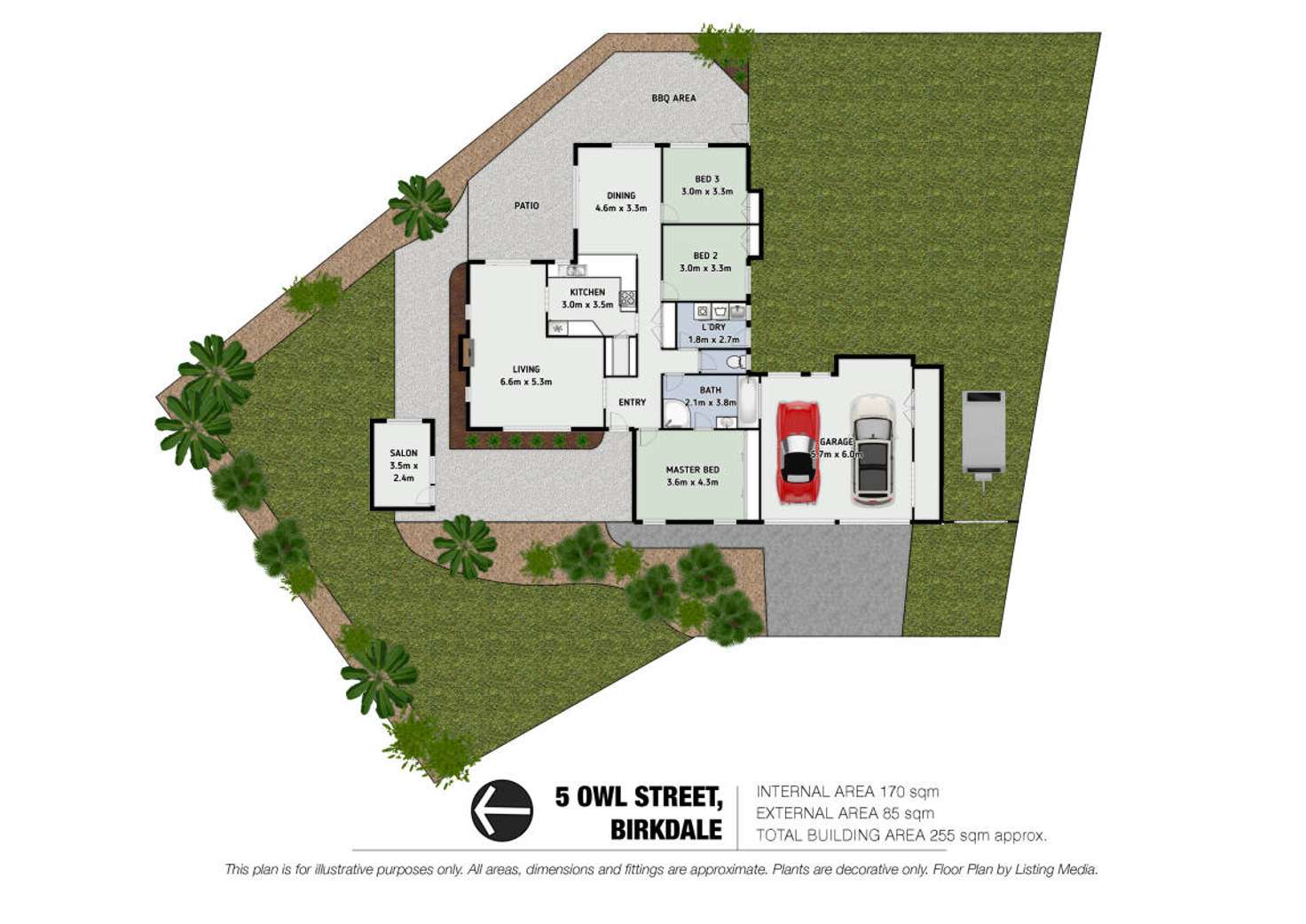 Floorplan of Homely house listing, 5 Owl Street, Birkdale QLD 4159