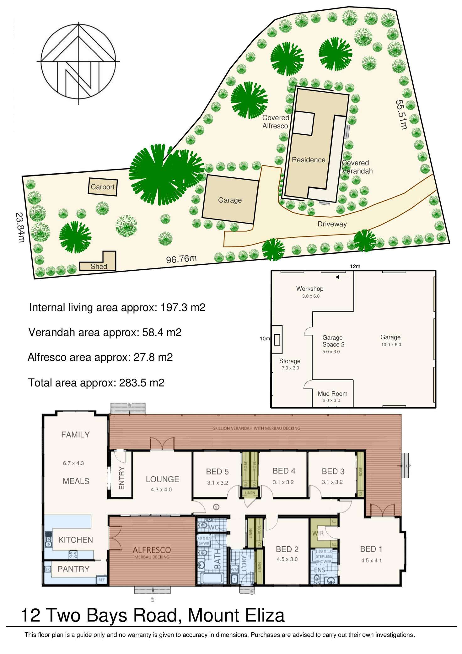 Floorplan of Homely house listing, 12 Two Bays Road, Mount Eliza VIC 3930