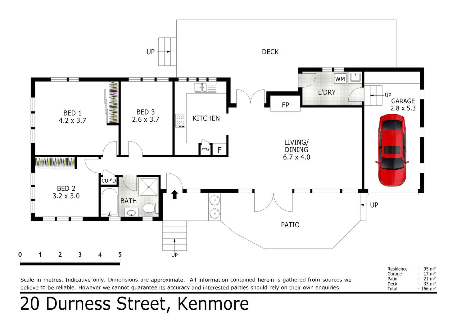 Floorplan of Homely house listing, 20 Durness Street, Kenmore QLD 4069