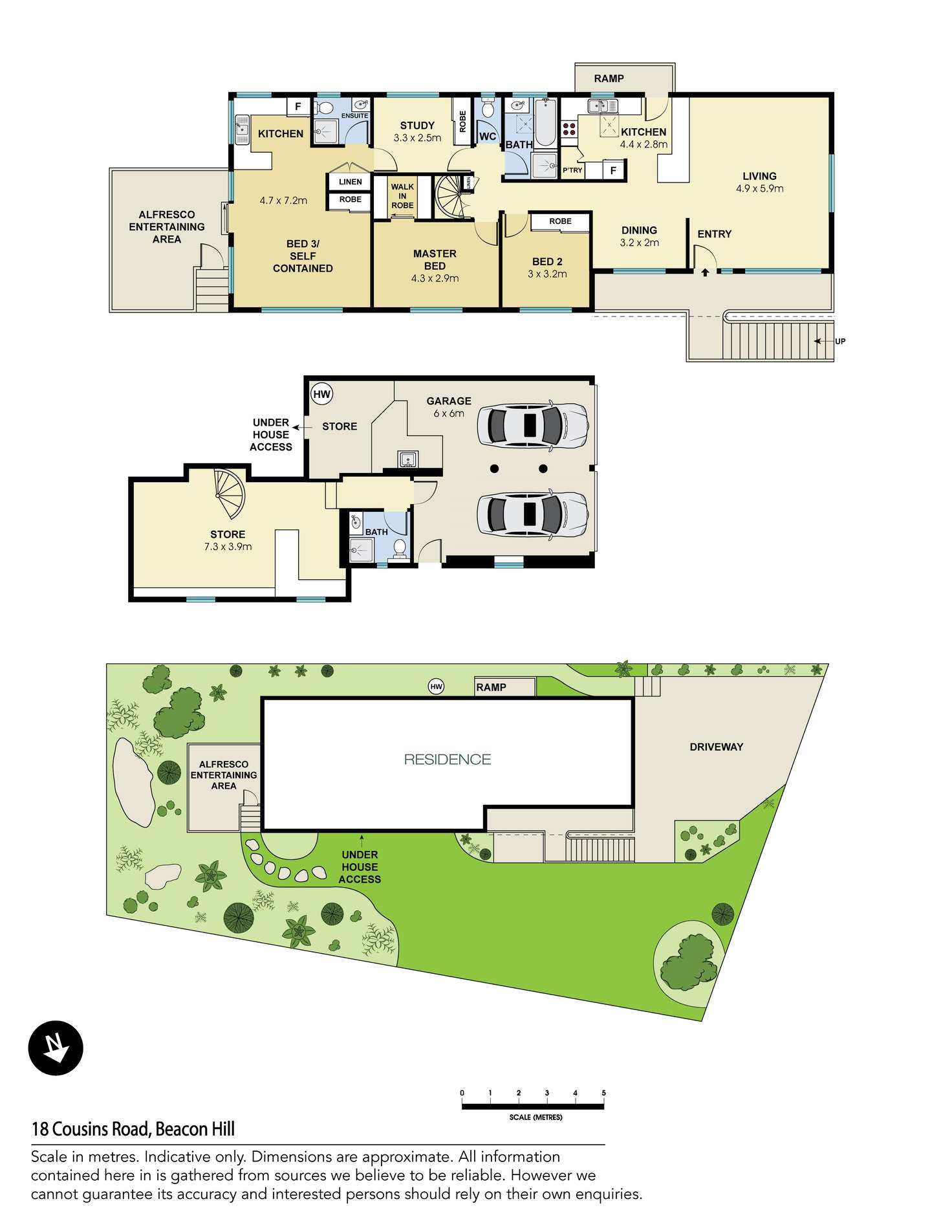 Floorplan of Homely house listing, 18 Cousins Road, Beacon Hill NSW 2100