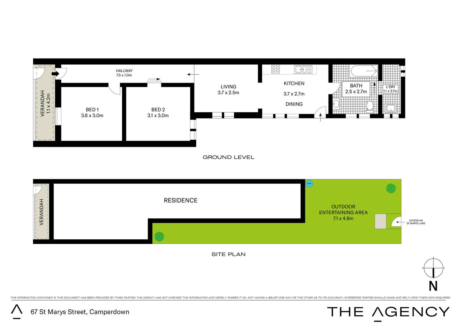 Floorplan of Homely house listing, 67 St Marys Street, Newtown NSW 2042