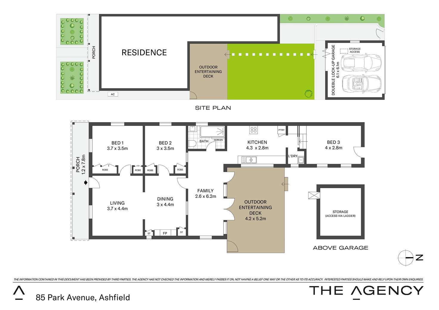 Floorplan of Homely house listing, 85 Park Avenue, Ashfield NSW 2131