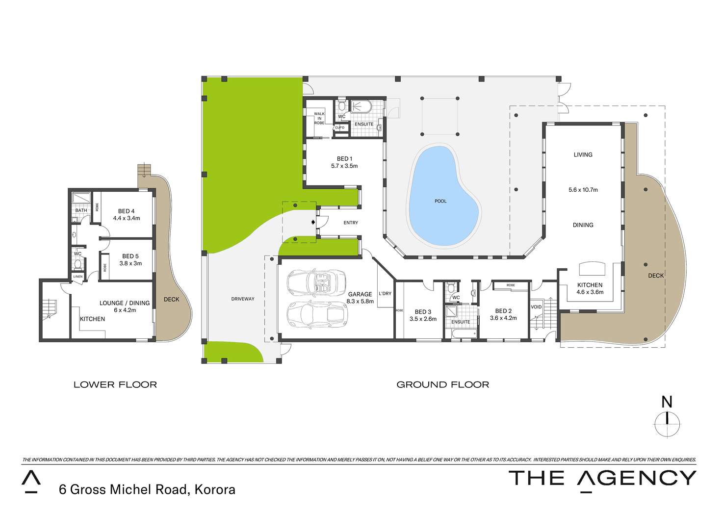 Floorplan of Homely house listing, 6 Gross Michel Road, Korora NSW 2450