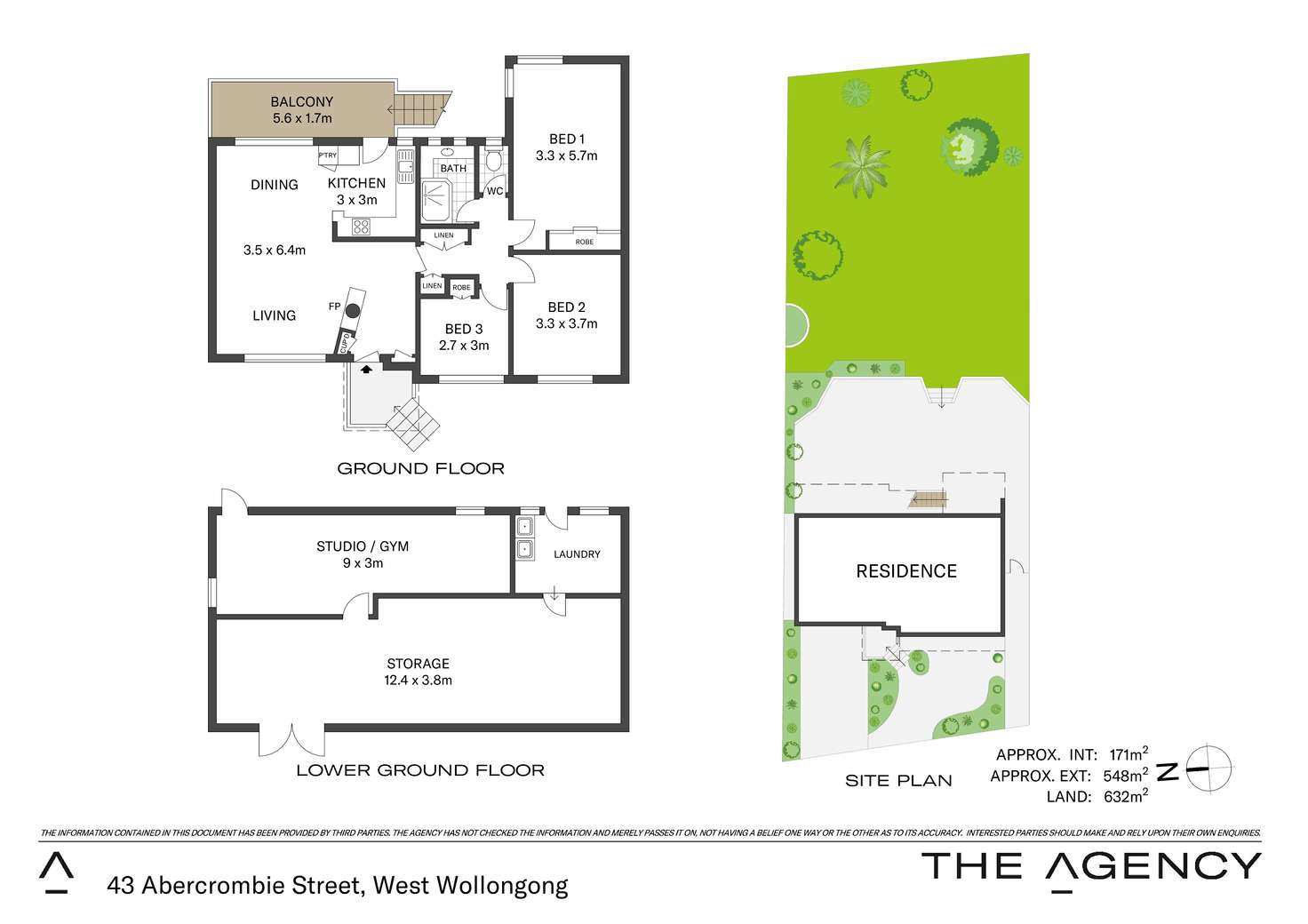 Floorplan of Homely house listing, 43 Abercrombie Street, West Wollongong NSW 2500