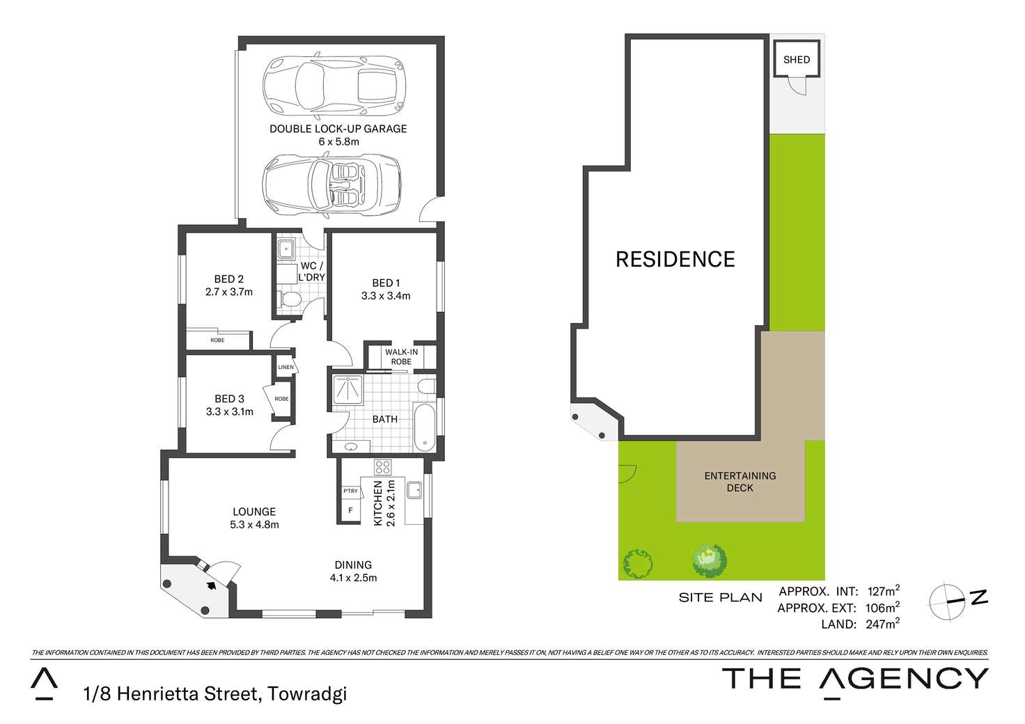 Floorplan of Homely villa listing, 1/8 Henrietta Street, Towradgi NSW 2518