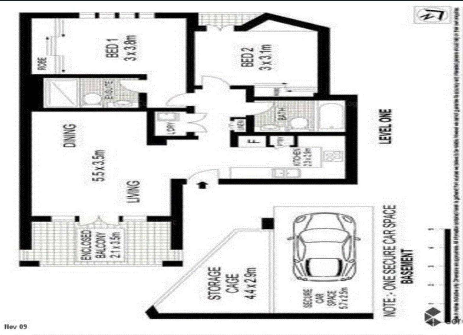 Floorplan of Homely unit listing, 5/1 Cook Avenue, Daceyville NSW 2032