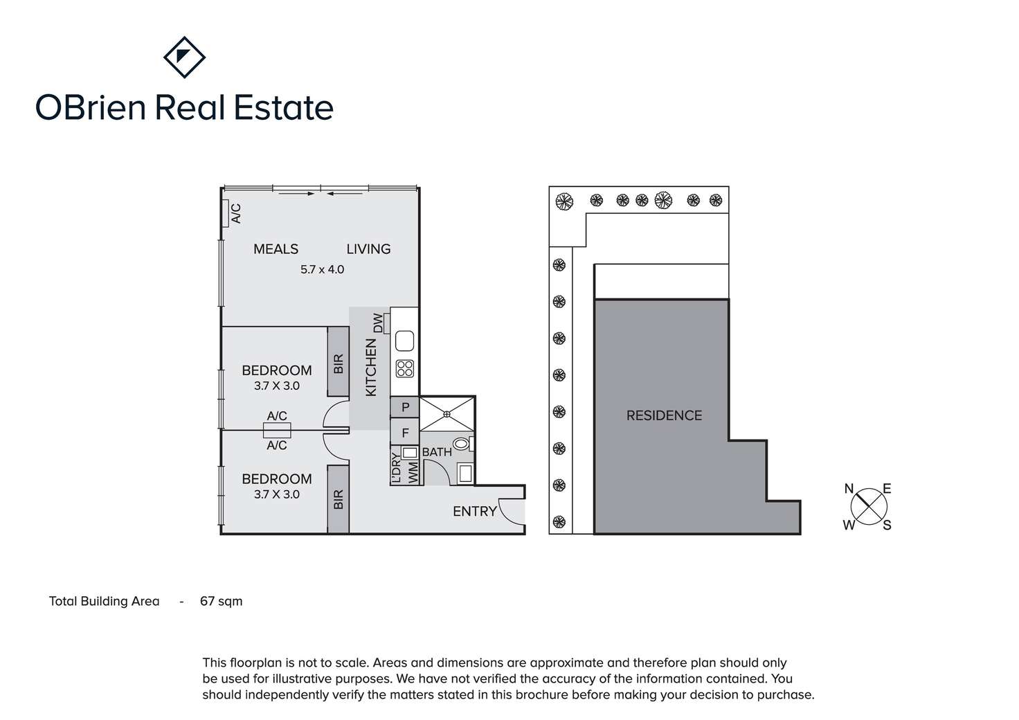 Floorplan of Homely apartment listing, 6/55-57 Barkly Street, Mordialloc VIC 3195