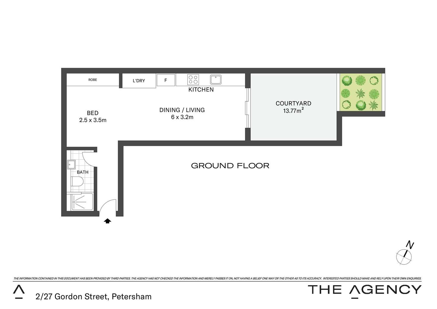 Floorplan of Homely apartment listing, 2/27 Gordon Street, Petersham NSW 2049