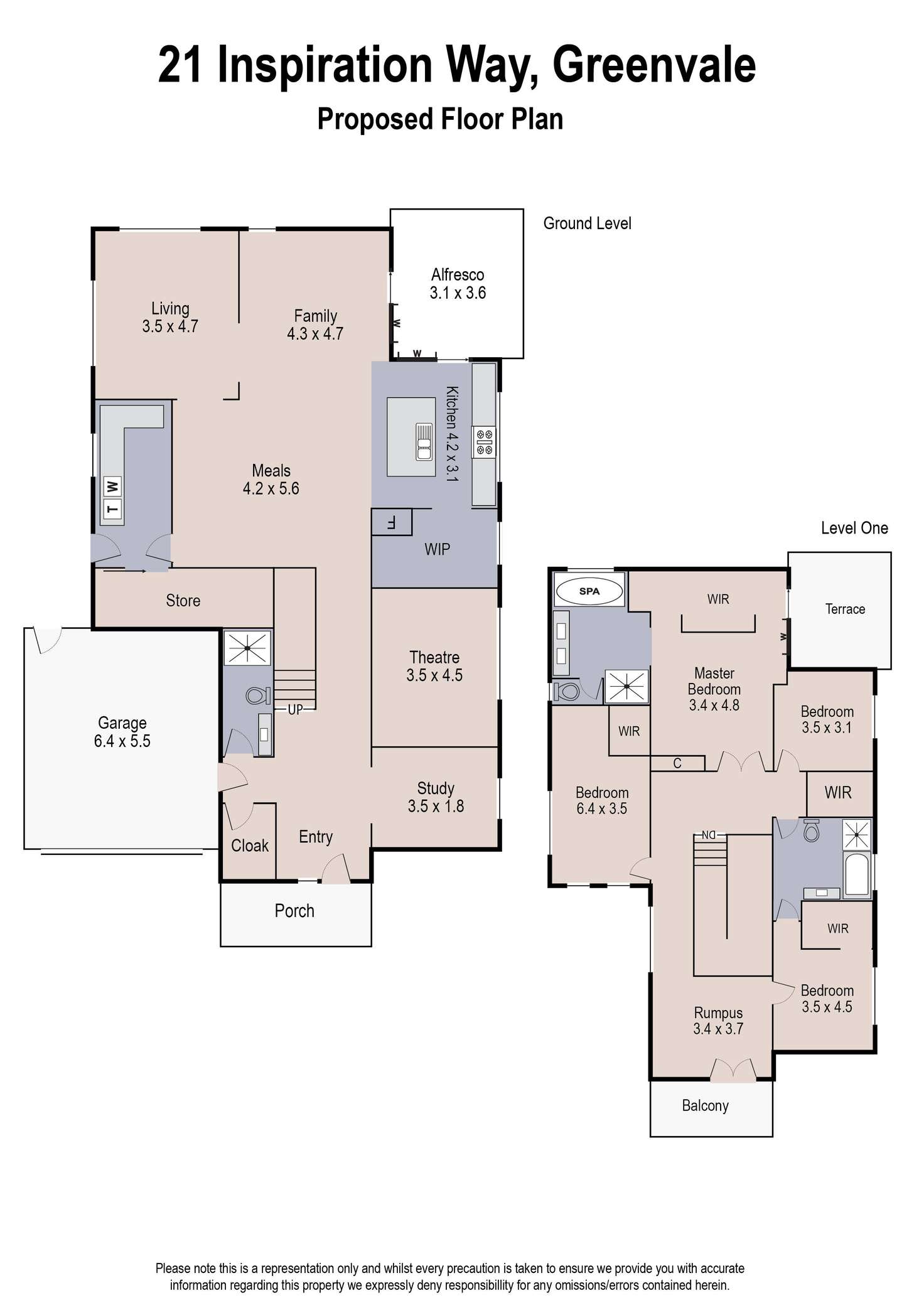 Floorplan of Homely residentialLand listing, 21 Inspiration Way, Greenvale VIC 3059
