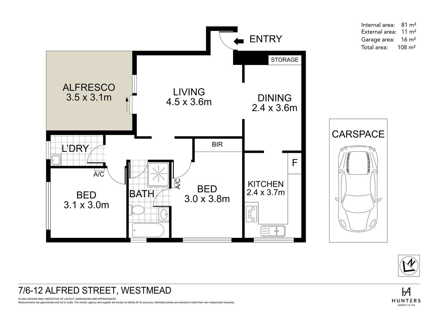 Floorplan of Homely apartment listing, 7/6-12 Alfred Street, Westmead NSW 2145