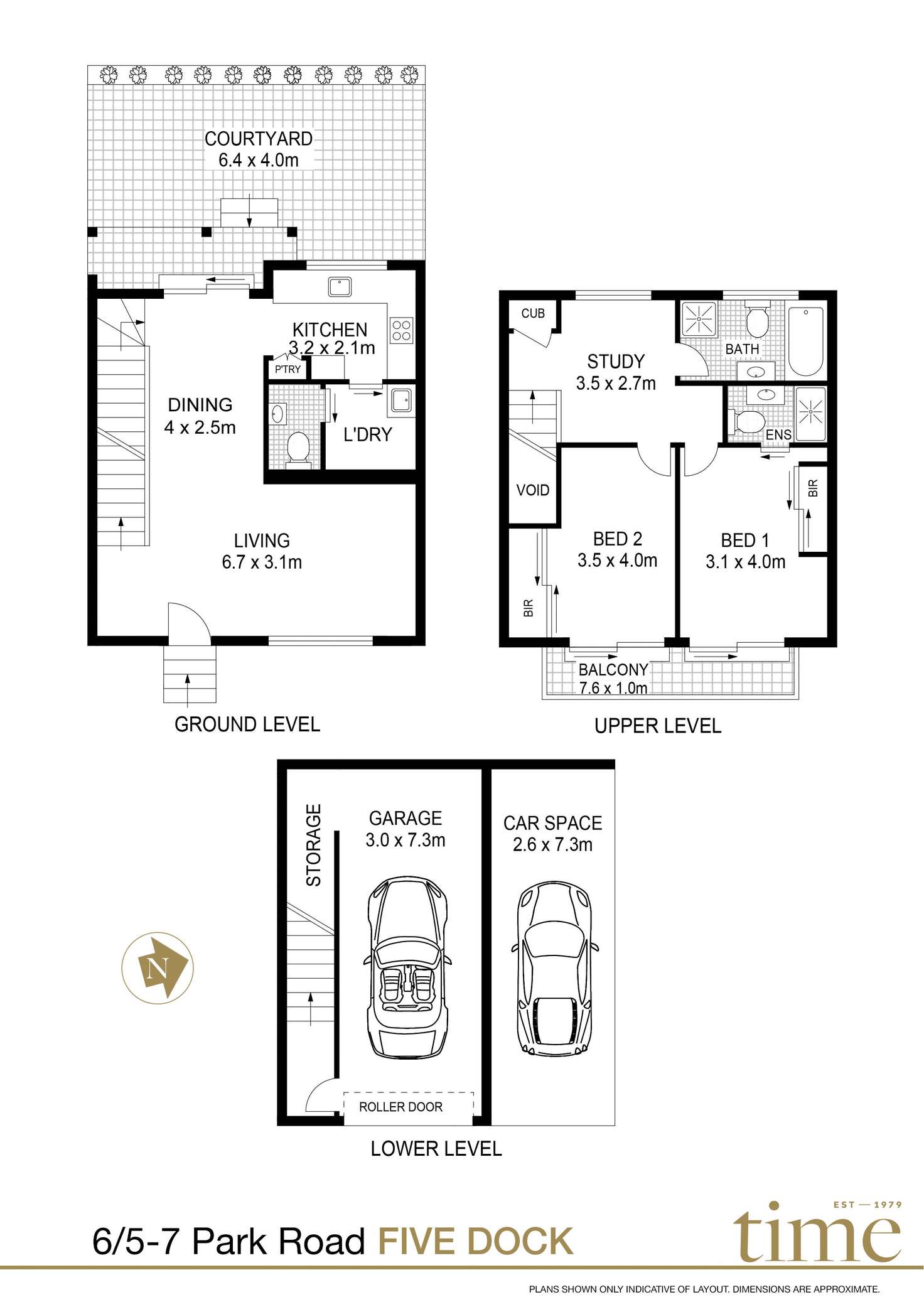 Floorplan of Homely townhouse listing, 6/5-7 Park Road, Five Dock NSW 2046