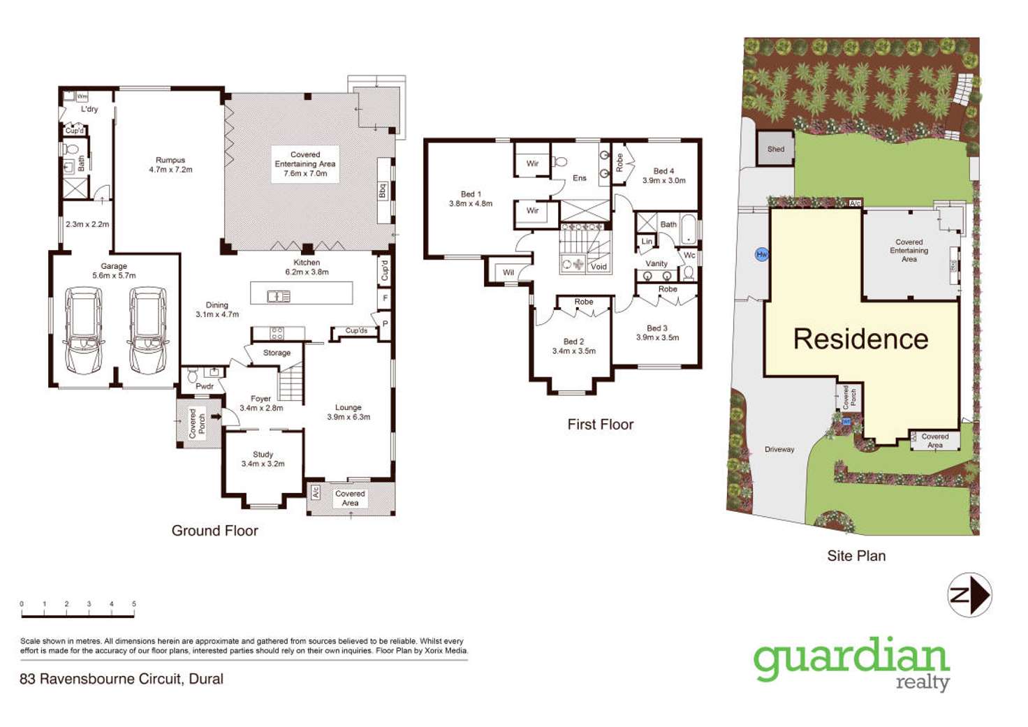 Floorplan of Homely house listing, 83 Ravensbourne Circuit, Dural NSW 2158