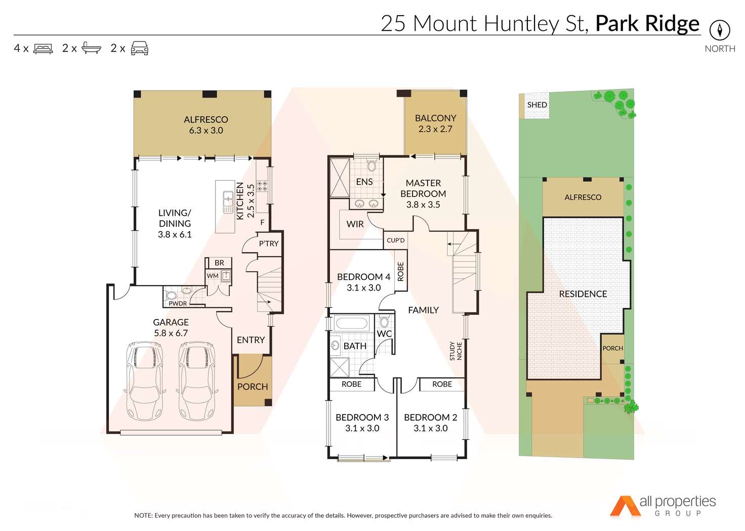 Floorplan of Homely house listing, 25 Mount Huntley Street, Park Ridge QLD 4125