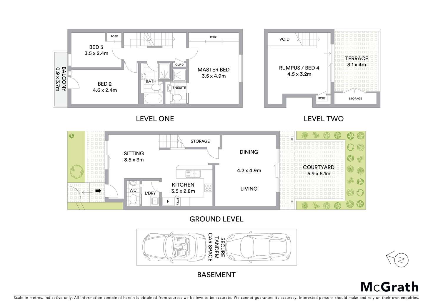 Floorplan of Homely apartment listing, 15/1 Allister Street, Cremorne NSW 2090