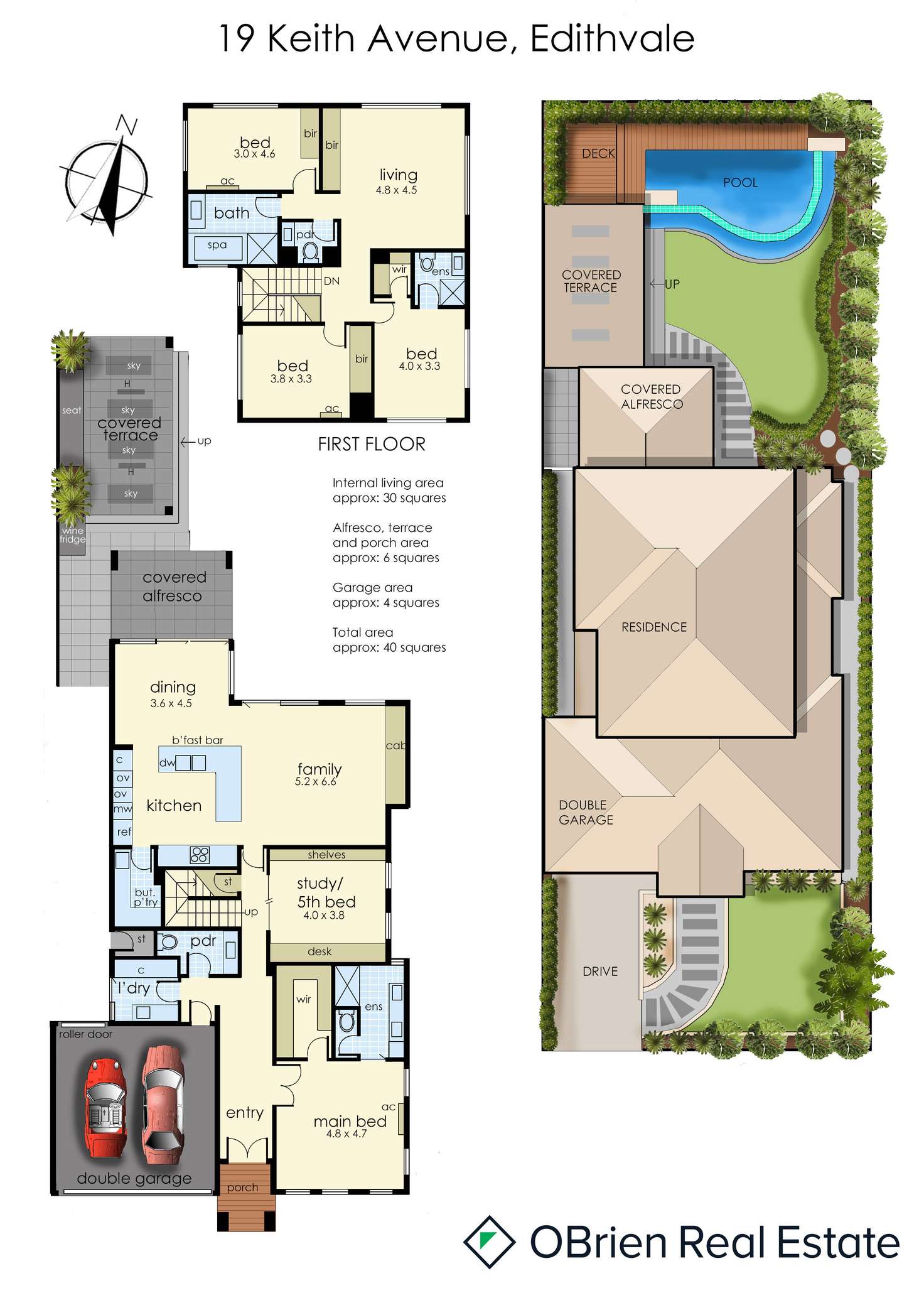 Floorplan of Homely house listing, 19 Keith Avenue, Edithvale VIC 3196