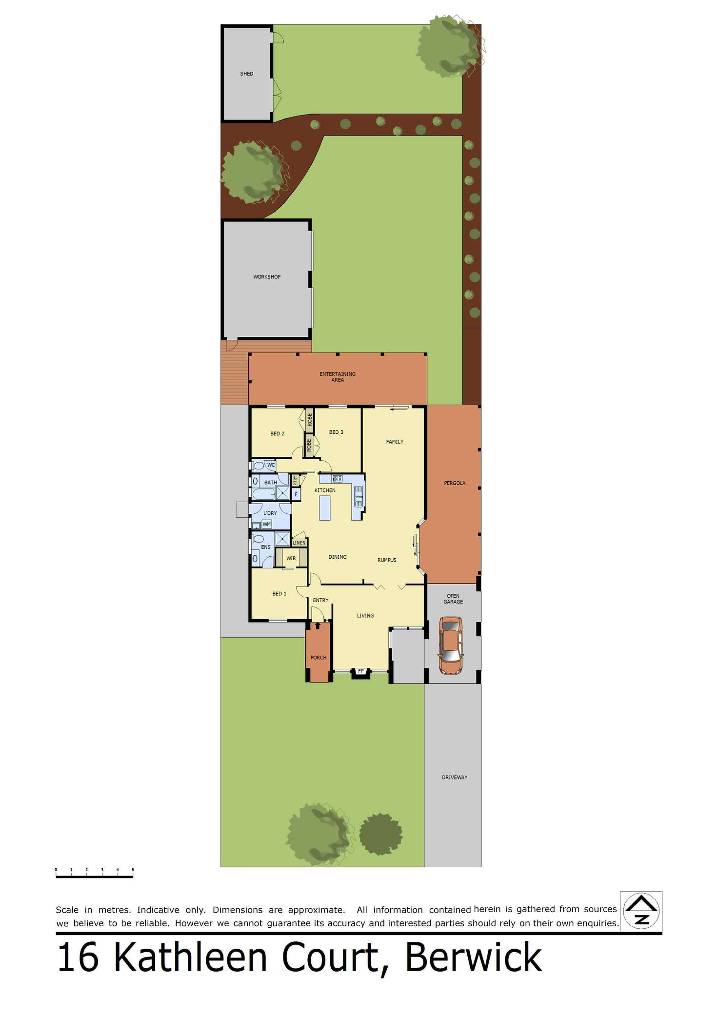 Floorplan of Homely house listing, 16 Kathleen Court, Beaconsfield VIC 3807