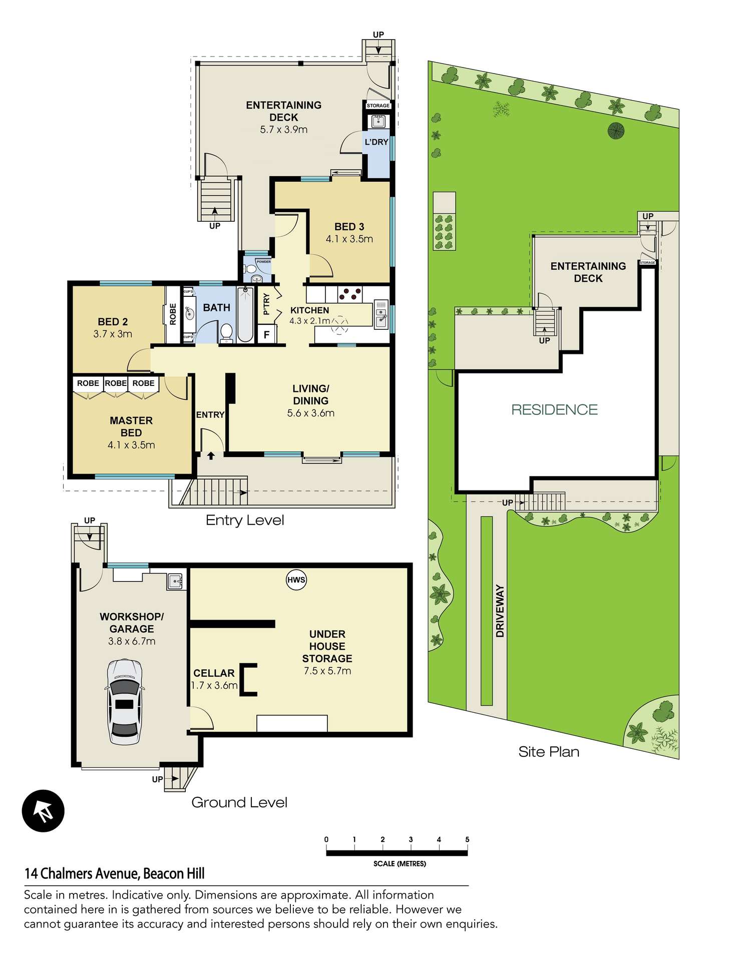 Floorplan of Homely house listing, 14 Chalmers Avenue, Beacon Hill NSW 2100