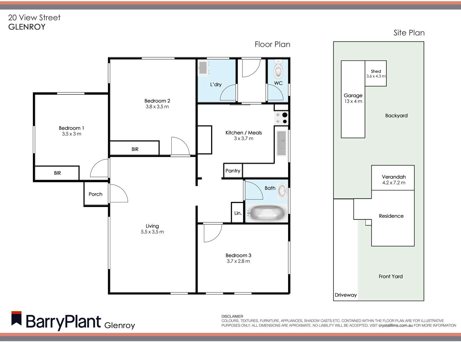Floorplan of Homely house listing, 20 View Street, Glenroy VIC 3046