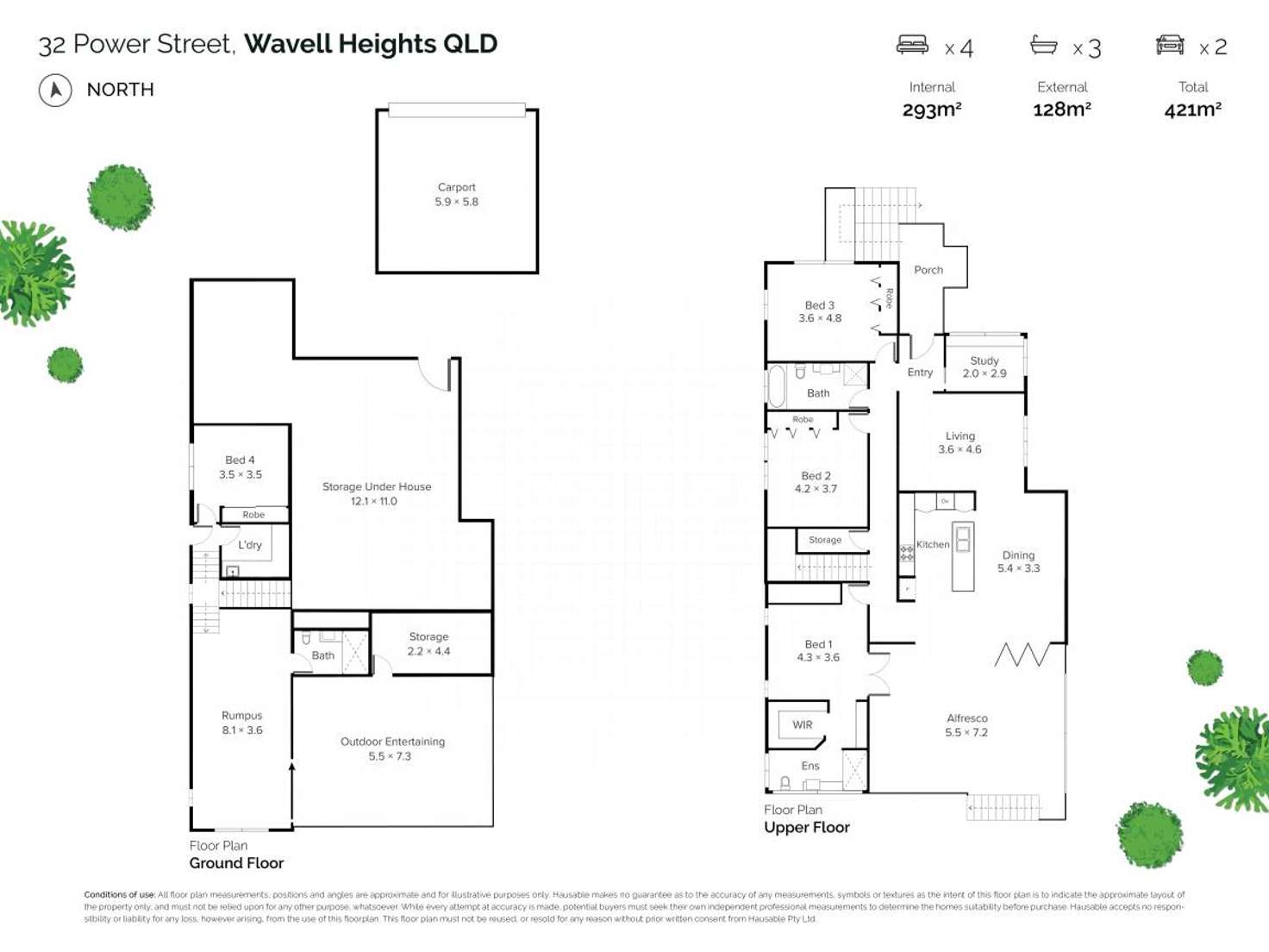 Floorplan of Homely house listing, 32 Power Street, Wavell Heights QLD 4012