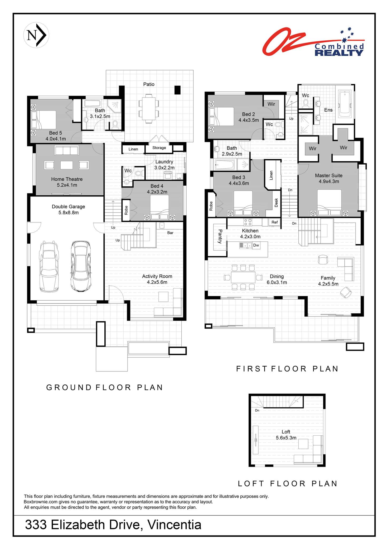 Floorplan of Homely house listing, 333. Elizabeth Drive, Vincentia NSW 2540