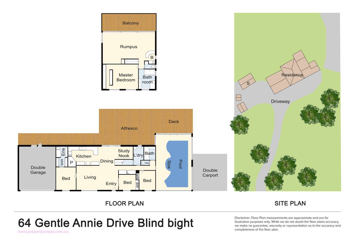 Floorplan of Homely house listing, 64 Gentle Annie Drive, Blind Bight VIC 3980
