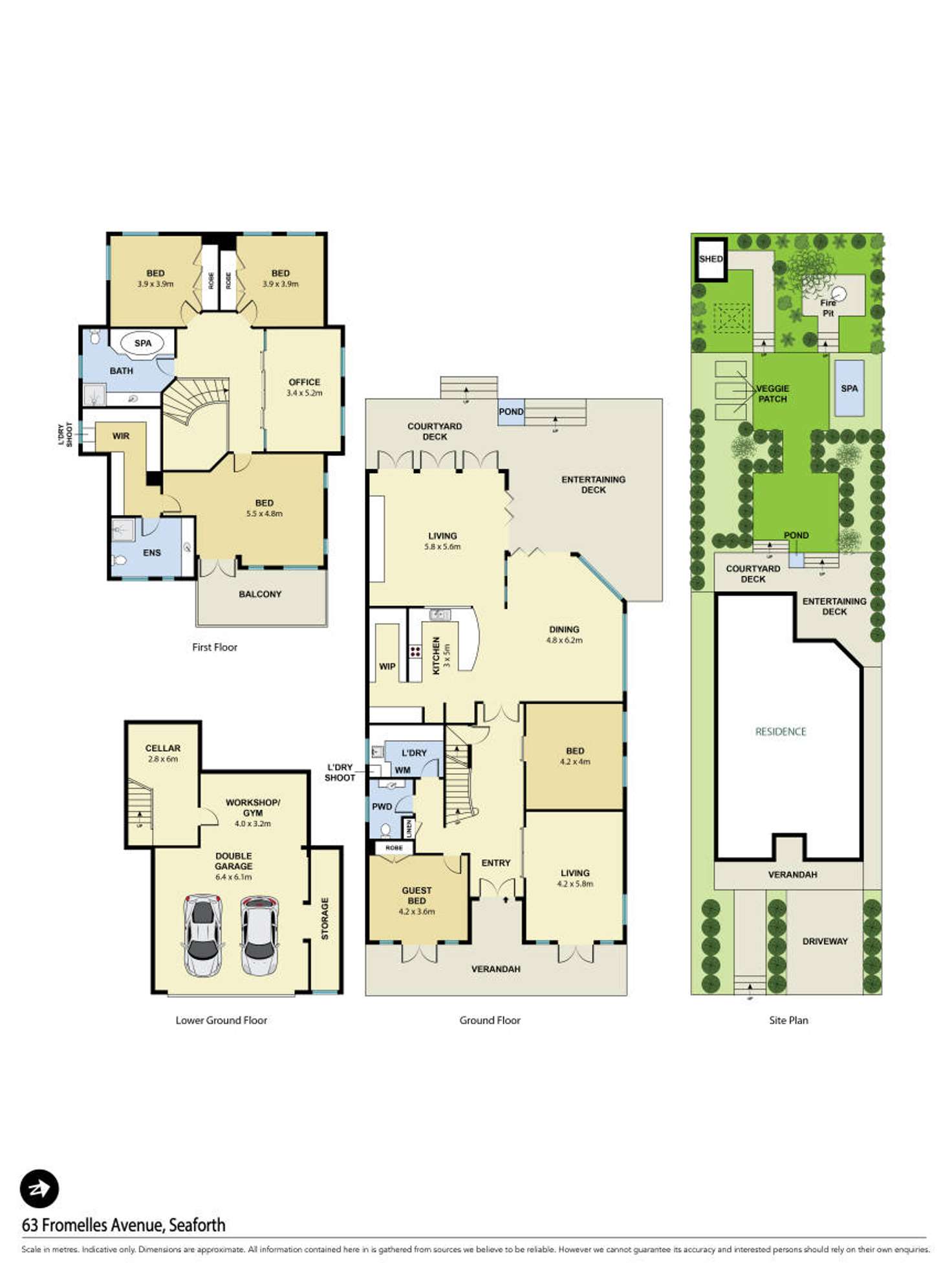 Floorplan of Homely house listing, 63 Fromelles Avenue, Seaforth NSW 2092