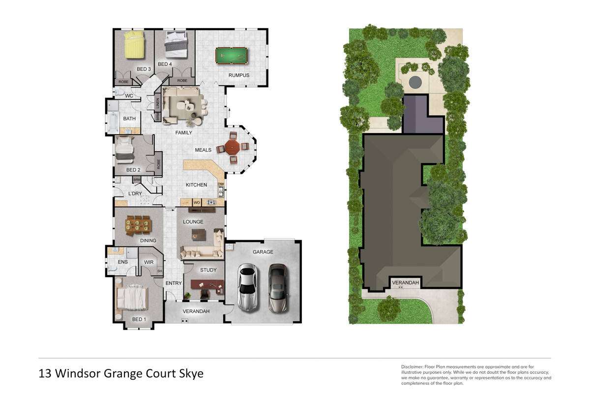 Floorplan of Homely house listing, 13 Windsor Grange Court, Skye VIC 3977